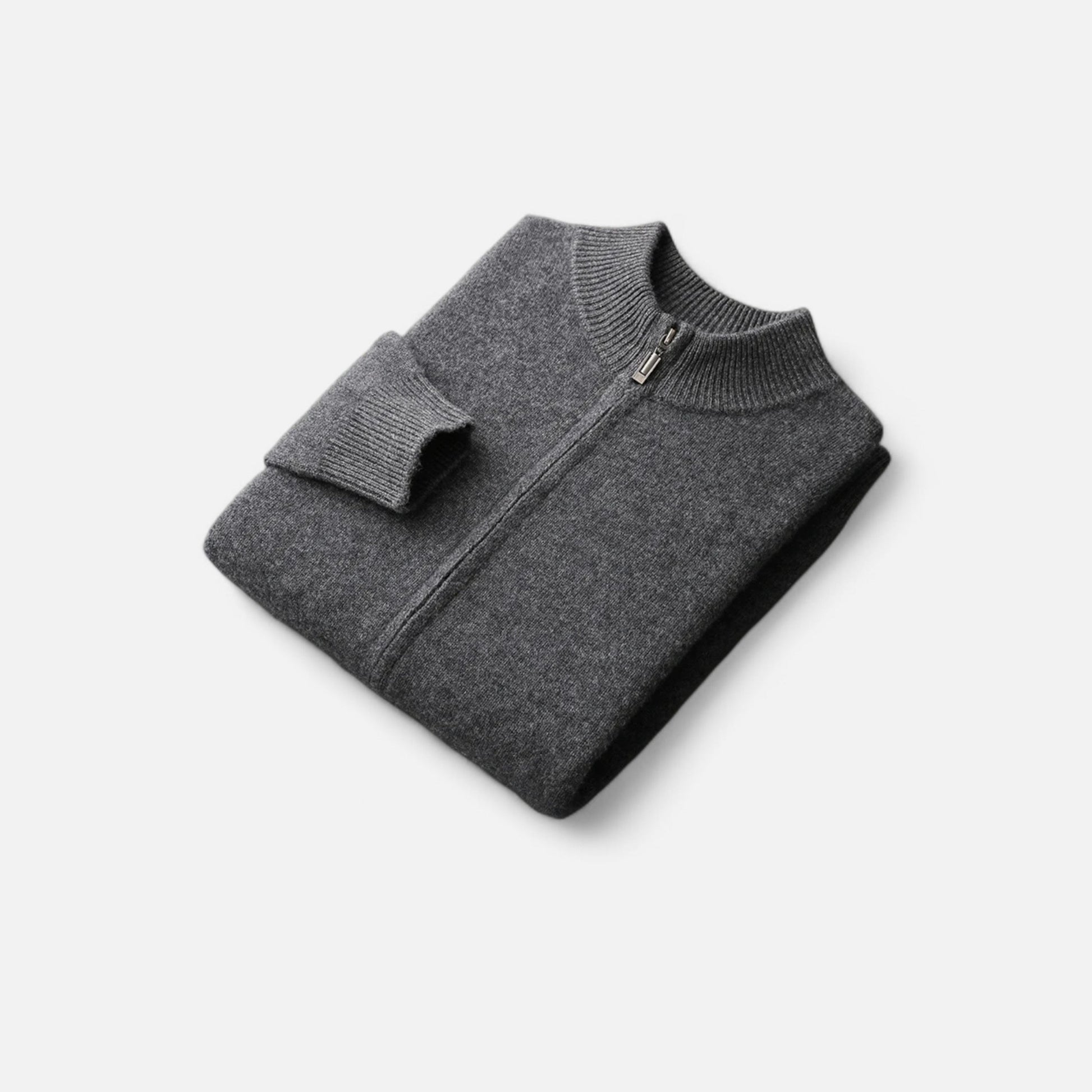 Dorevelle Men’s Zipped Sweater in Heritage Merino Knit – Stylish Warmth for Everyday Comfort