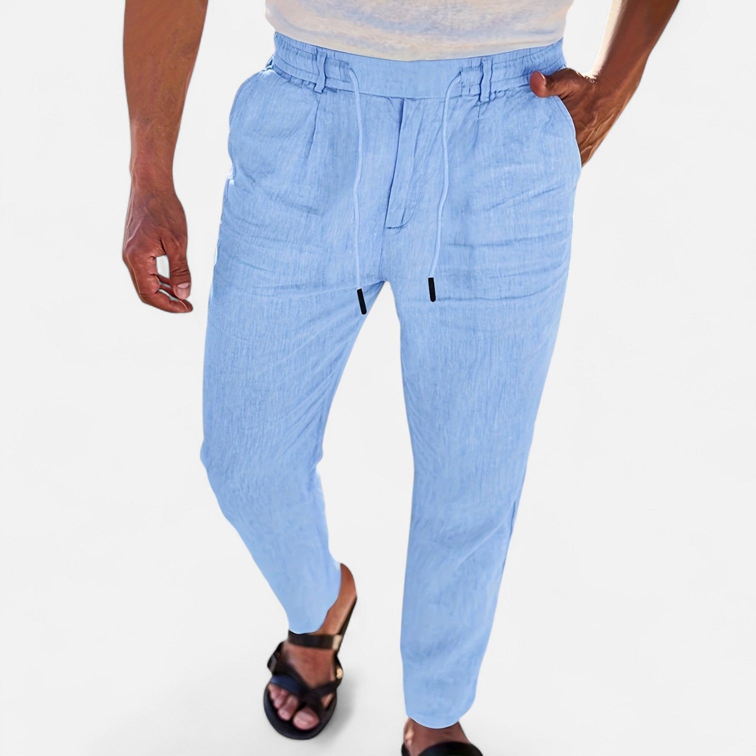 Dorevelle | Men’s Linen Trousers – Heritage Lightweight Fit for Stylish Comfort