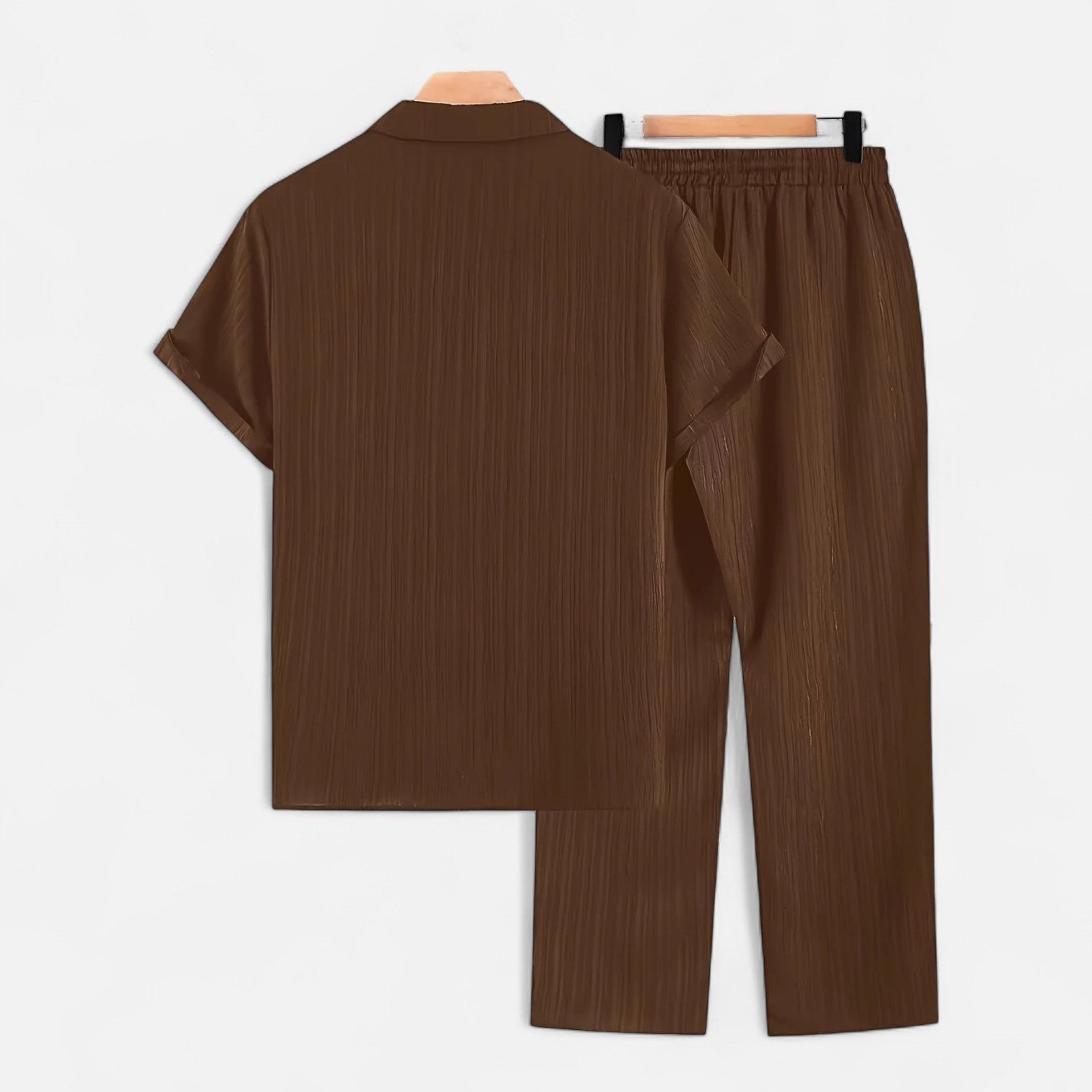 Dorevelle Men’s Linen Set – Stylish Riviera Button-Up Comfort