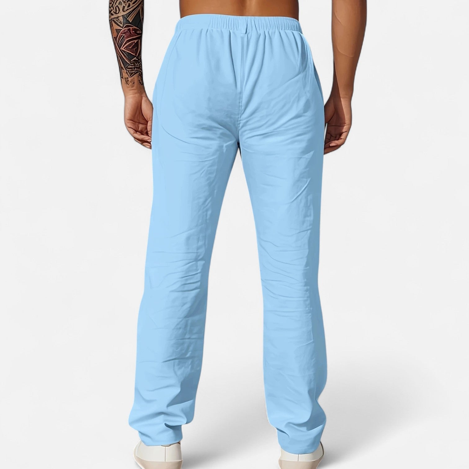 Dorevelle Men’s Linen Trousers – Classic Heritage Relaxed Fit for Ultimate Comfort