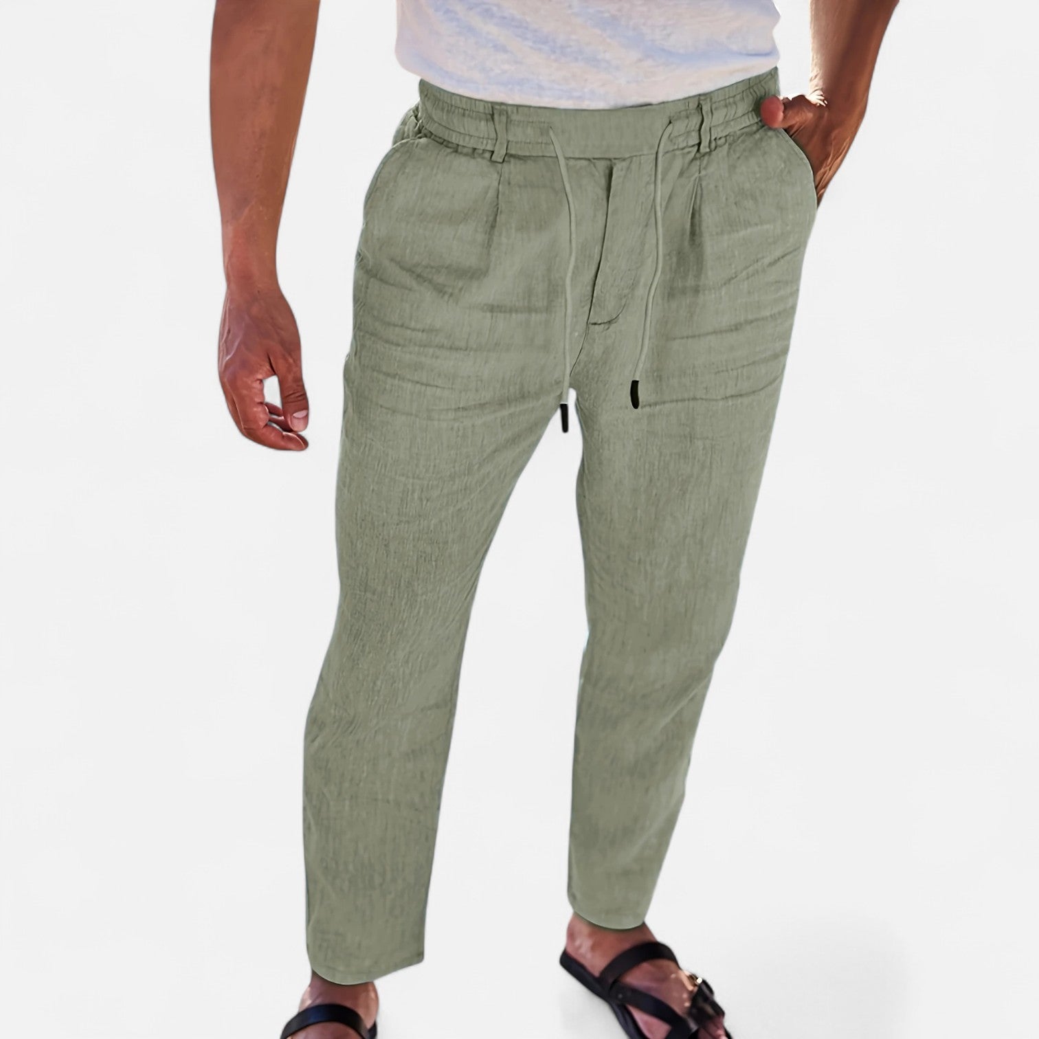 Dorevelle | Men’s Linen Trousers – Heritage Lightweight Fit for Stylish Comfort
