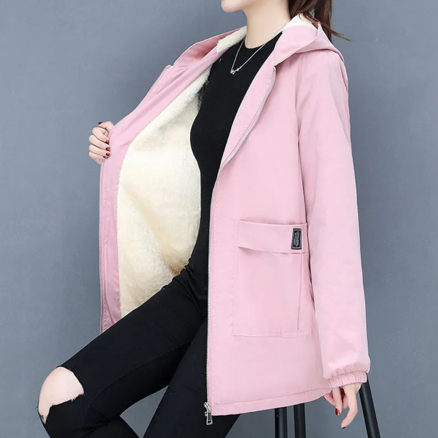 Kaleia – Comfortable and Stylish Hooded Jacket for Women