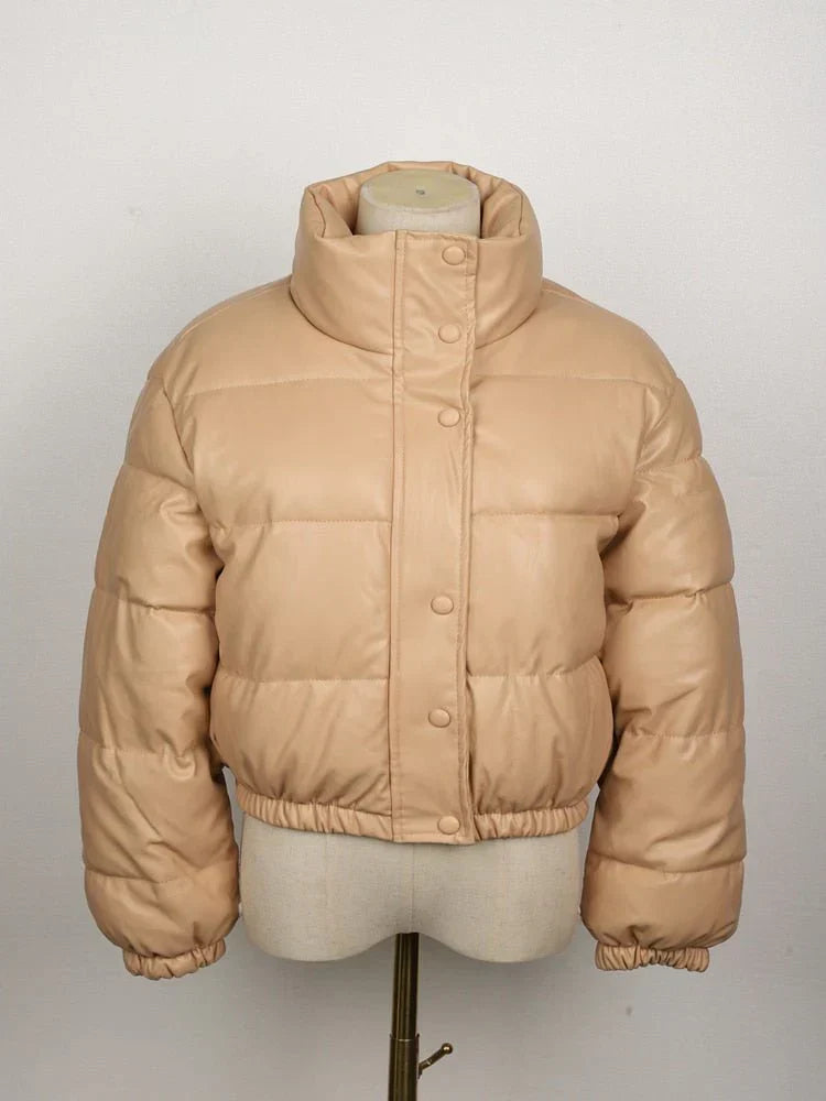 Hovis - Elegant Quilted Women's Jacket Made of Water-Repellent Leather for Stylish Protection