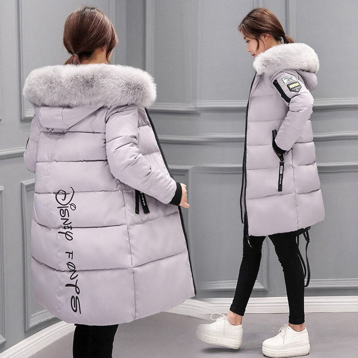 Clus – Elegant Women's Winter Coat with Removable Fur Collar for Stylish Warmth