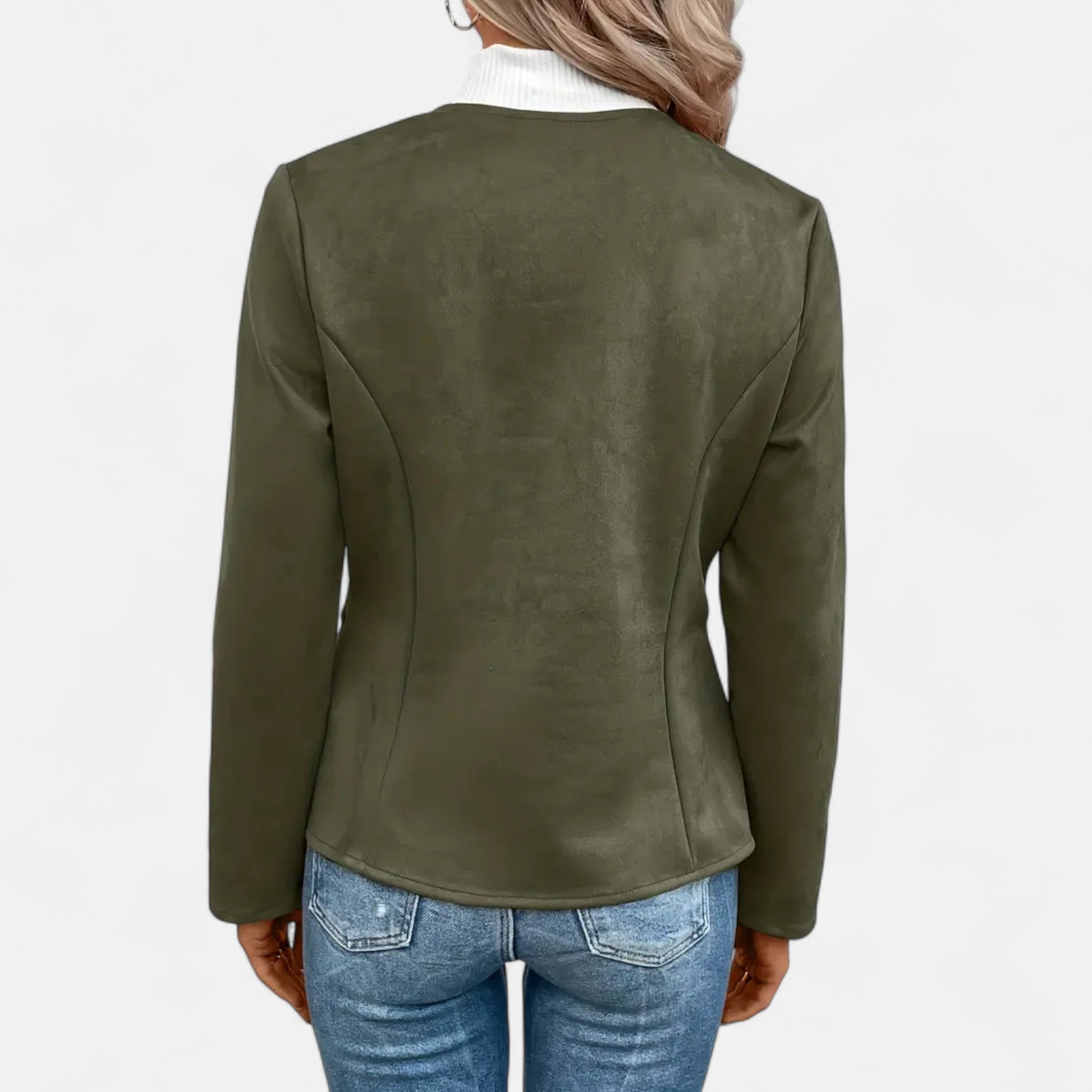 Dorevelle | Damen-Cropped-Jacke – Schlanke ZIP-Optik für stilvolle Eleganz