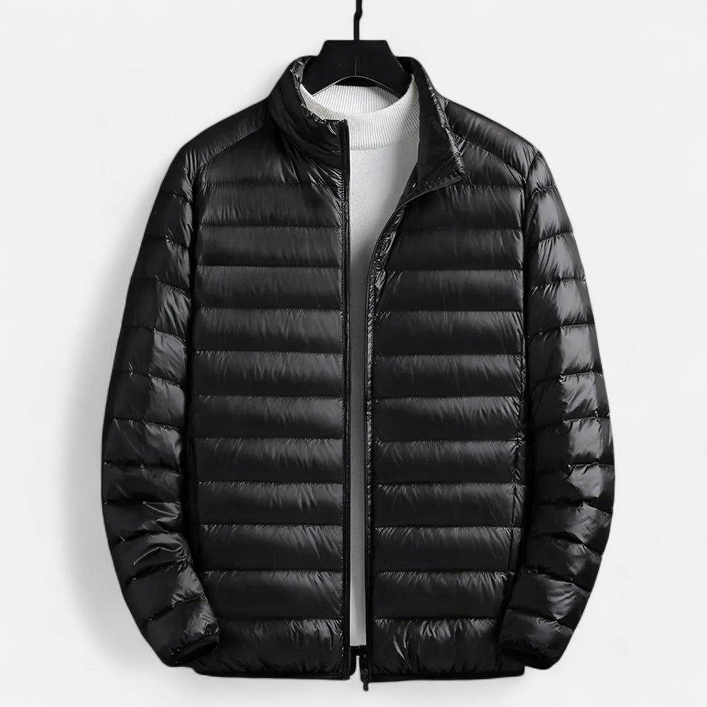 Dorevelle | Men’s Lightweight Jacket – Stand Collar Autumn Elegance