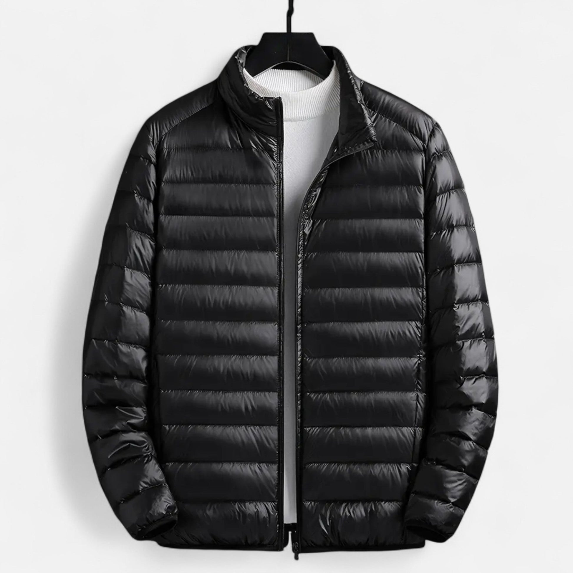 Dorevelle | Men’s Lightweight Jacket – Stand Collar Autumn Elegance