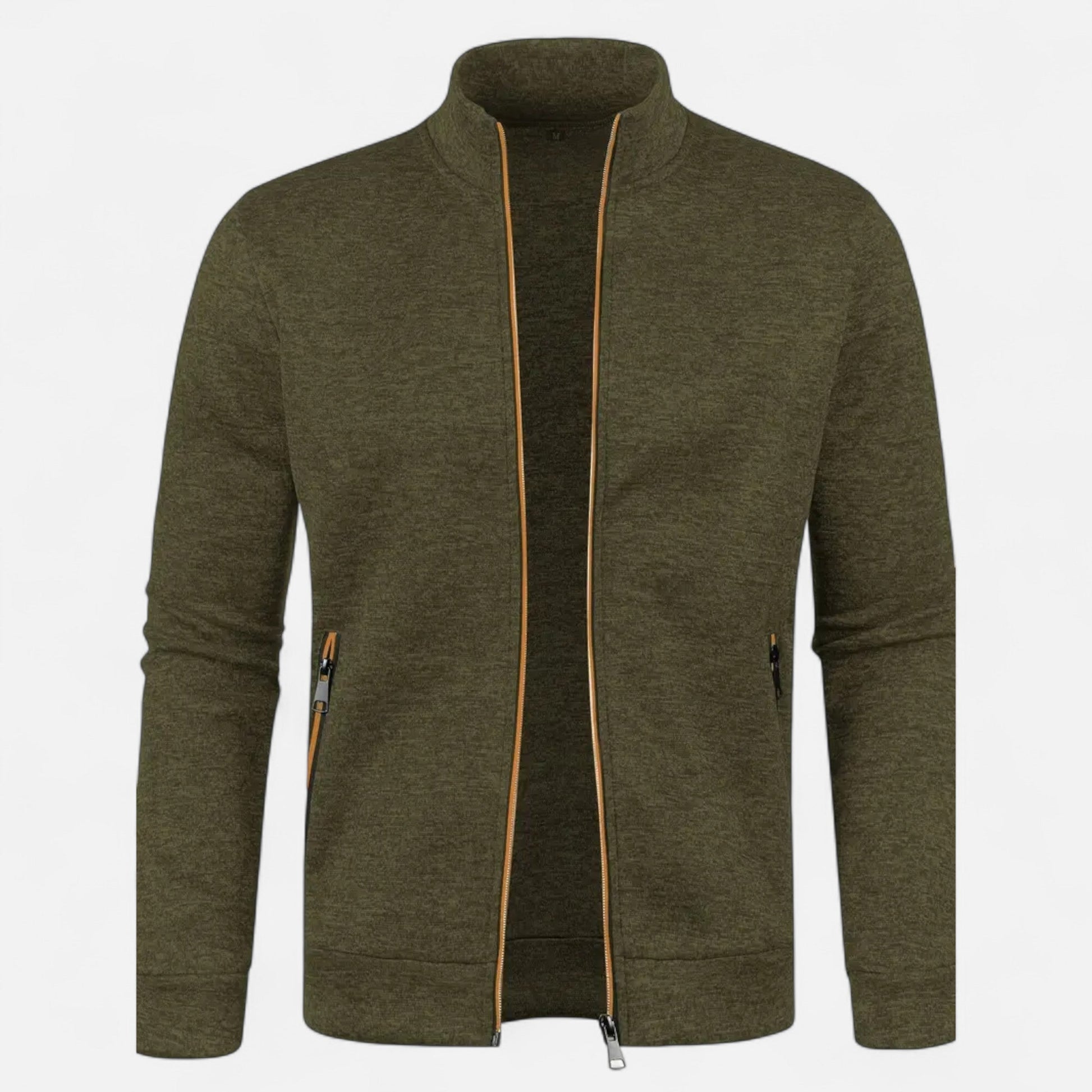 Dorevelle | Herren-Zip-Cardigan – Zeitloser Herbst-Winter-Strickstil