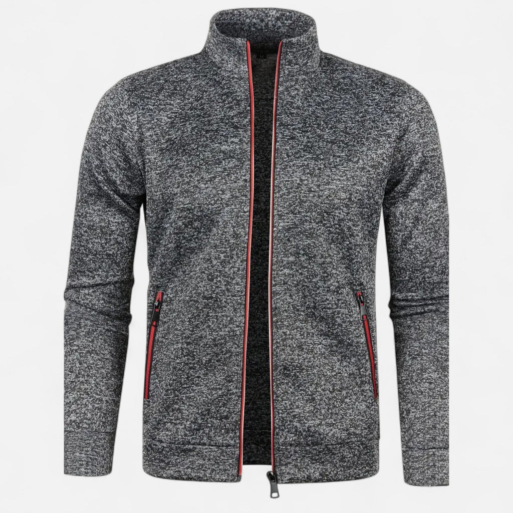 Dorevelle | Herren-Zip-Cardigan – Zeitloser Herbst-Winter-Strickstil