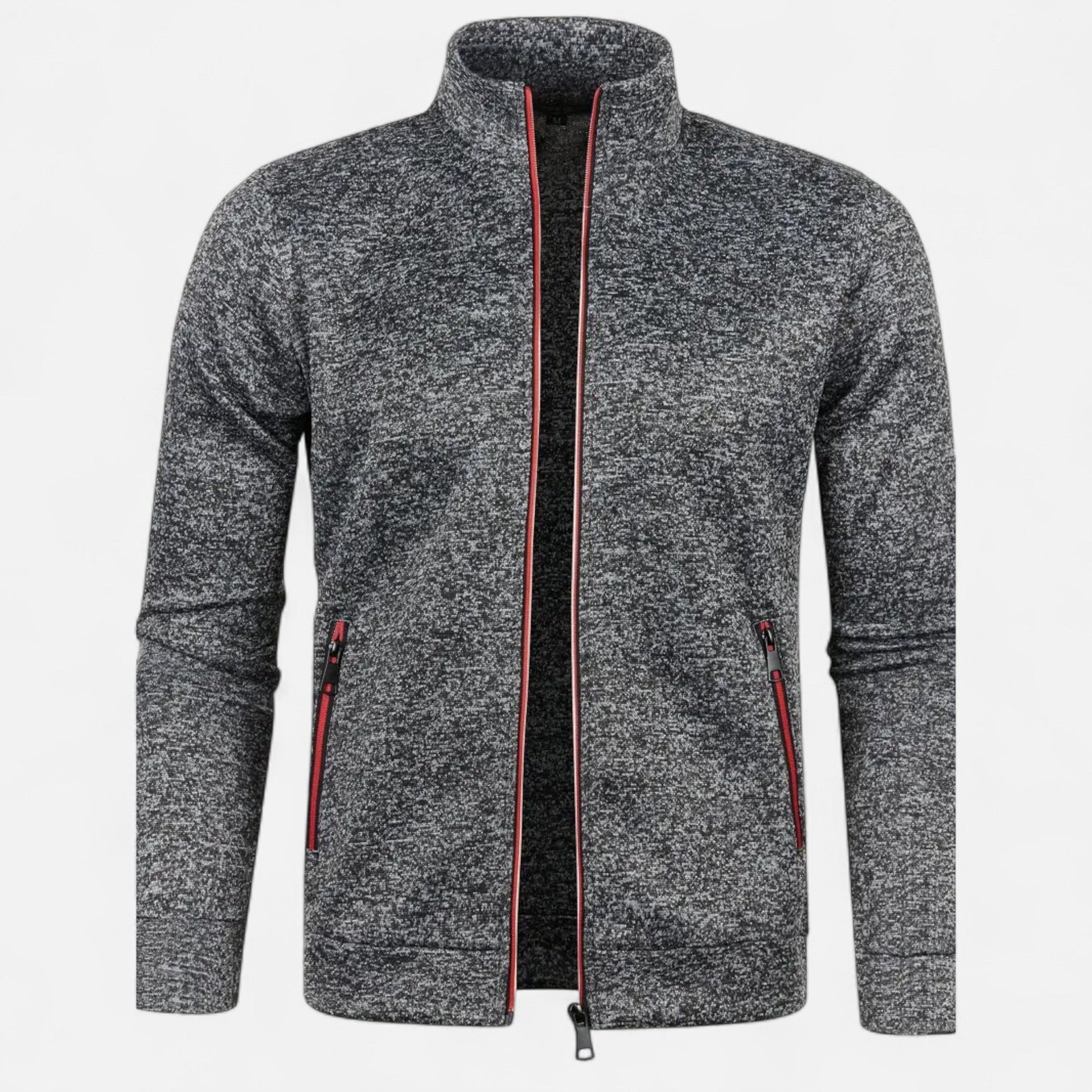 Dorevelle | Herren-Zip-Cardigan – Zeitloser Herbst-Winter-Strickstil