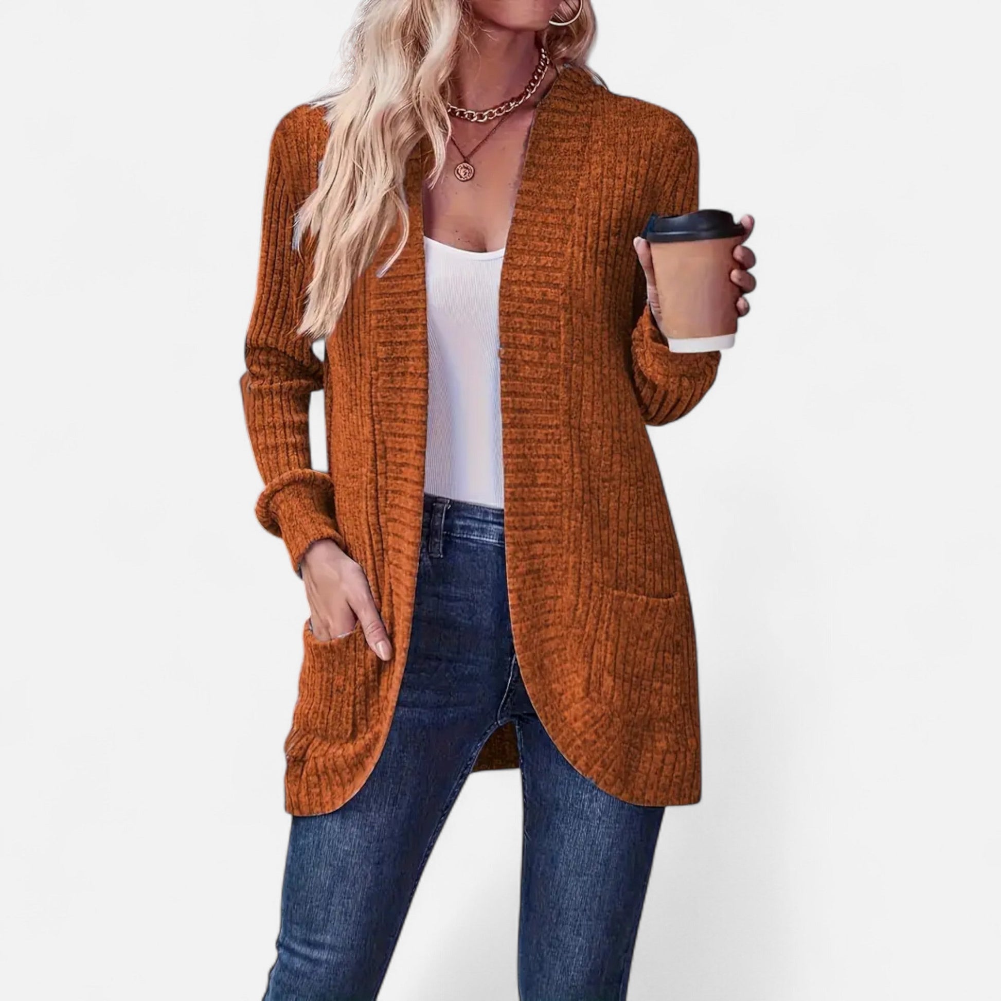 Dorevelle | Frauen Strick-Cardigan – Elegantes Alltagsmust-Hemd