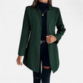 Dorevelle | élégante manteau long pour femmes avec design sophistiqué à manches raglan