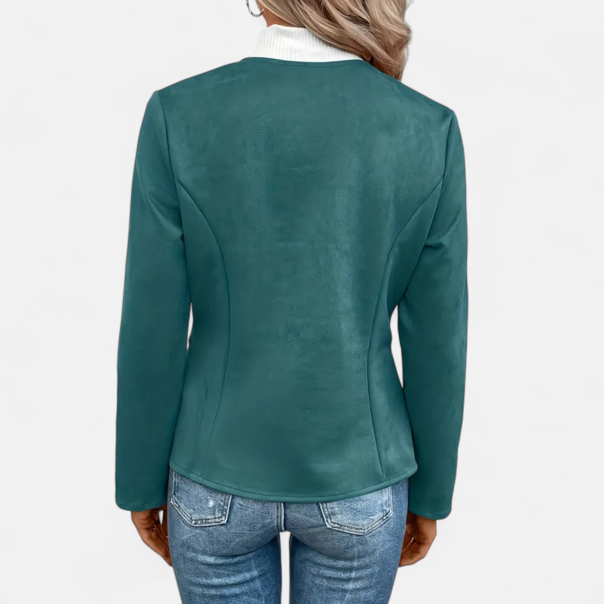 Dorevelle | Damen-Cropped-Jacke – Schlanke ZIP-Optik für stilvolle Eleganz
