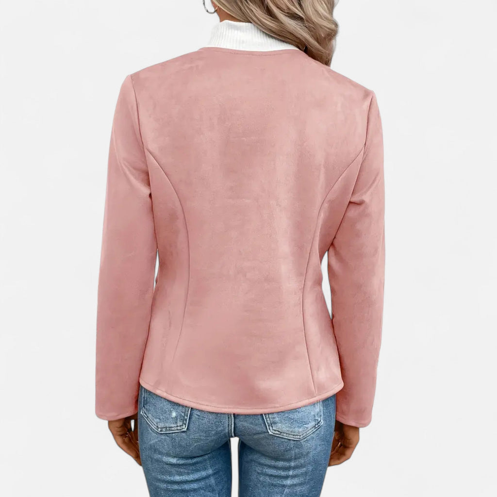 Dorevelle | Damen-Cropped-Jacke – Schlanke ZIP-Optik für stilvolle Eleganz