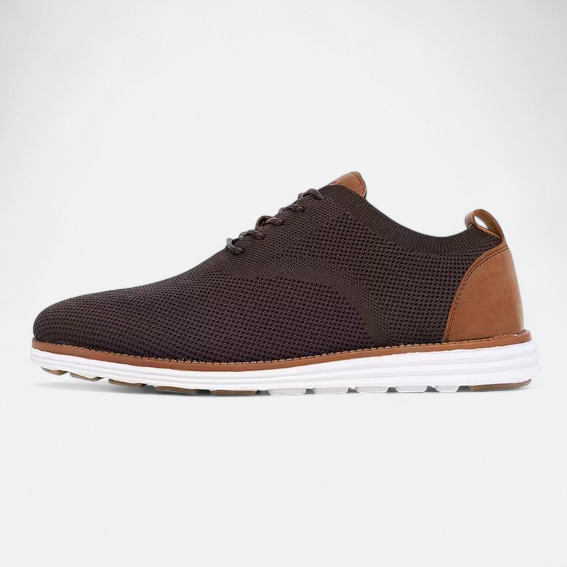 Dorevelle | Herren-Dress-Sneaker – Atmungsaktiver Lederschuh mit Schnürung für stilvolle Eleganz