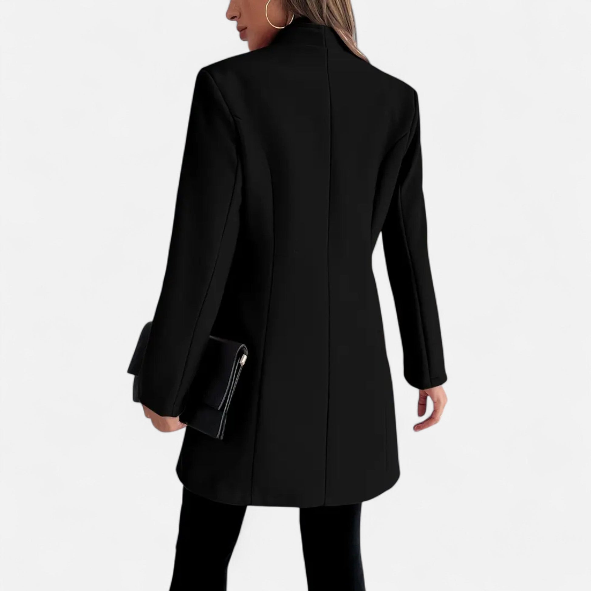 Dorevelle | élégante manteau long pour femmes avec design sophistiqué à manches raglan