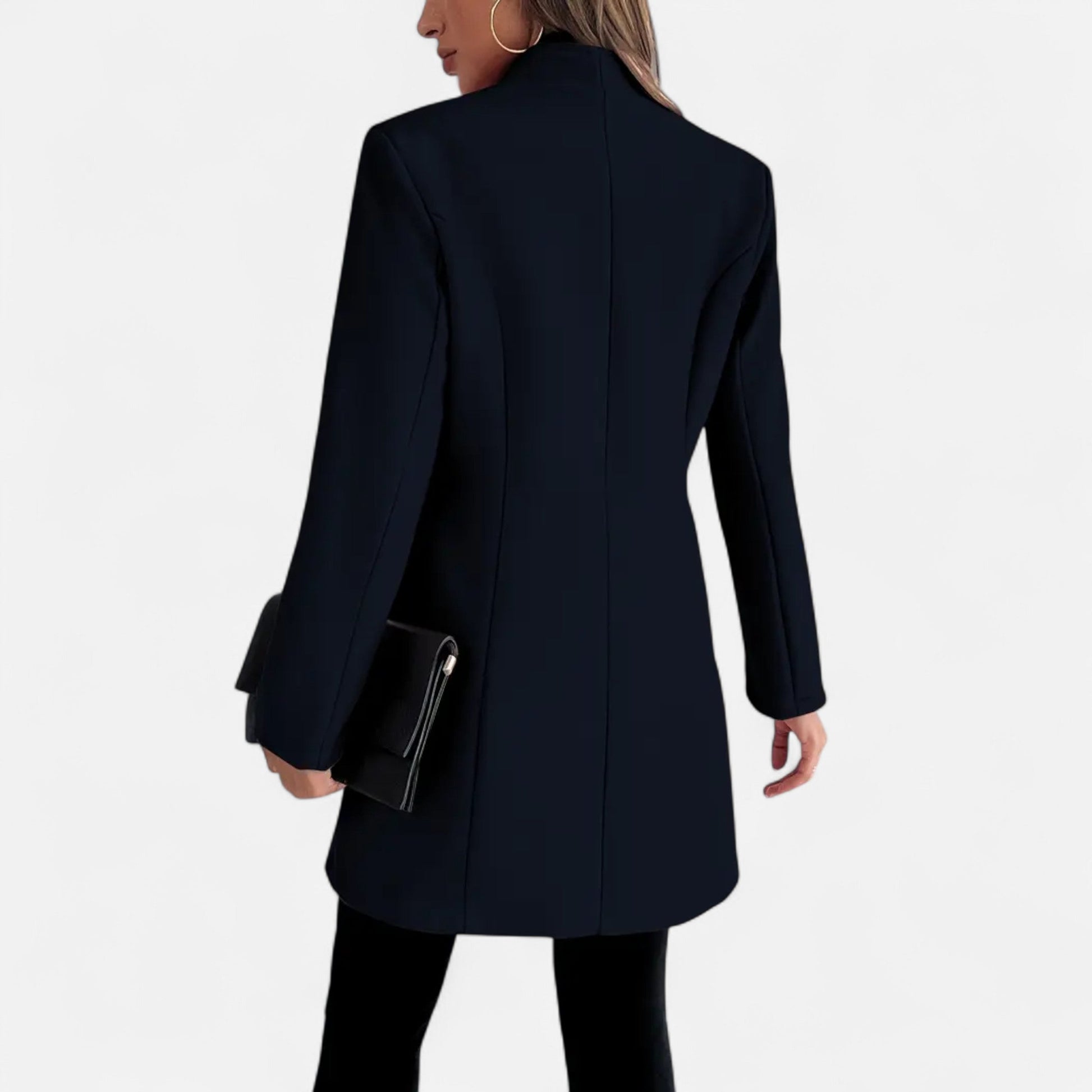 Dorevelle | élégante manteau long pour femmes avec design sophistiqué à manches raglan