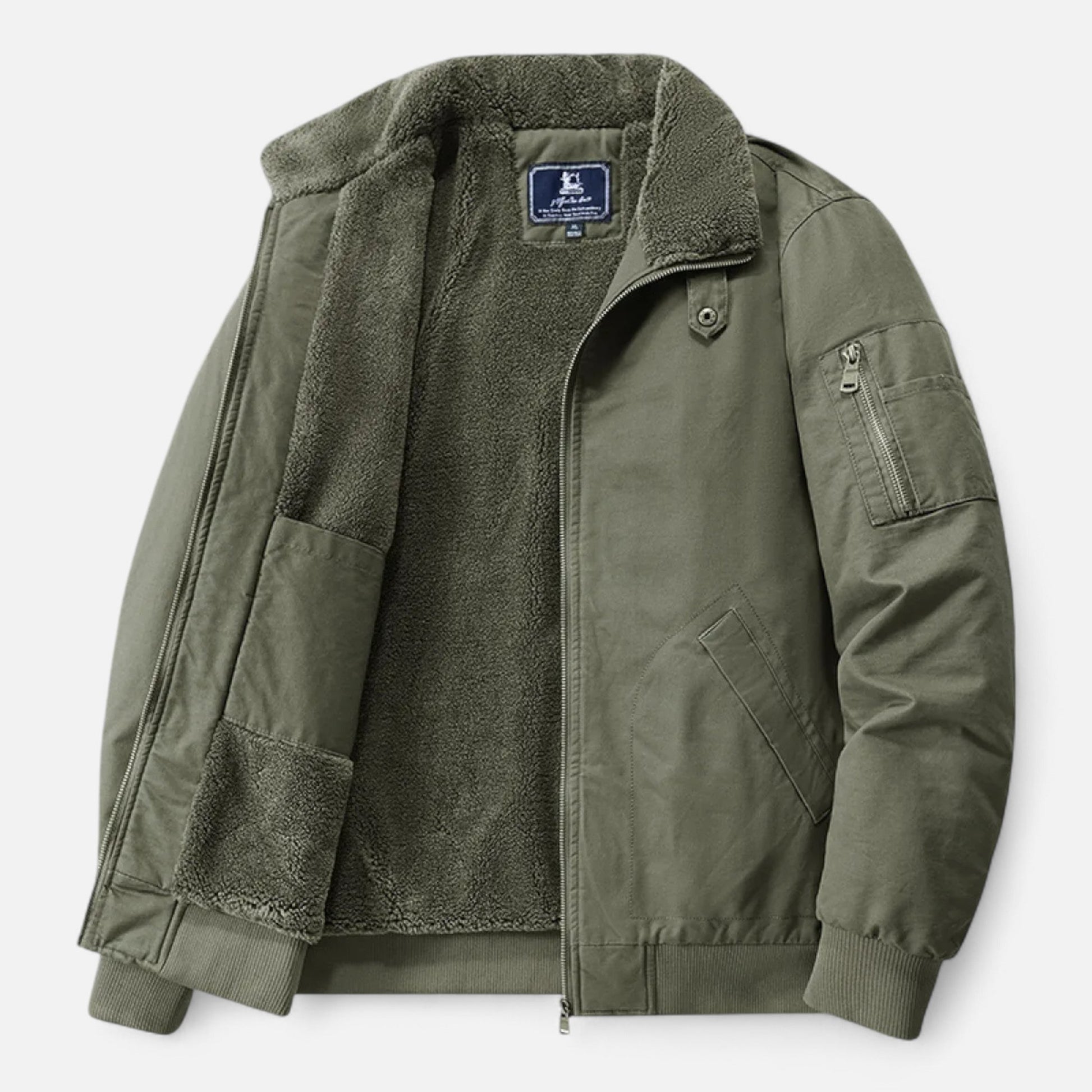 Dorevelle | Men’s Casual Jacket – Refined Cotton & Lambswool Blend