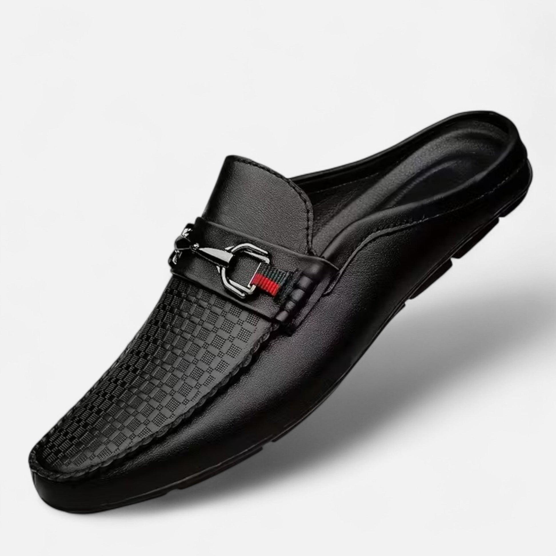 Dorevelle Men’s Vintage Style Moc Toe Mule Shoes for Classic Comfort