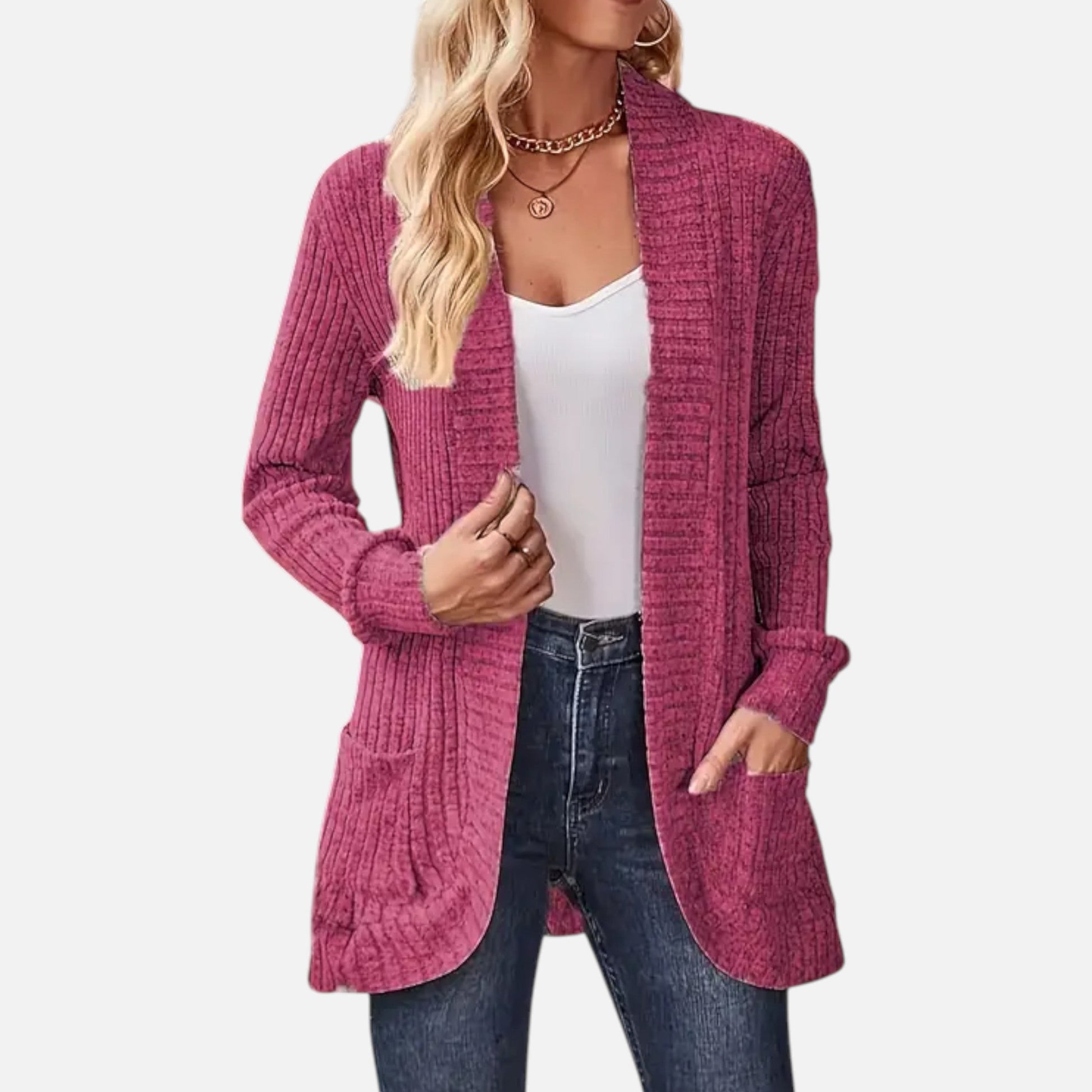 Dorevelle | Frauen Strick-Cardigan – Elegantes Alltagsmust-Hemd