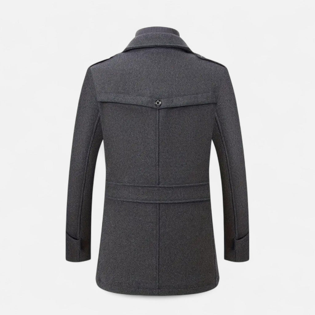 Dorevelle | Men’s Tweed Coat – Slim Heritage Elegance