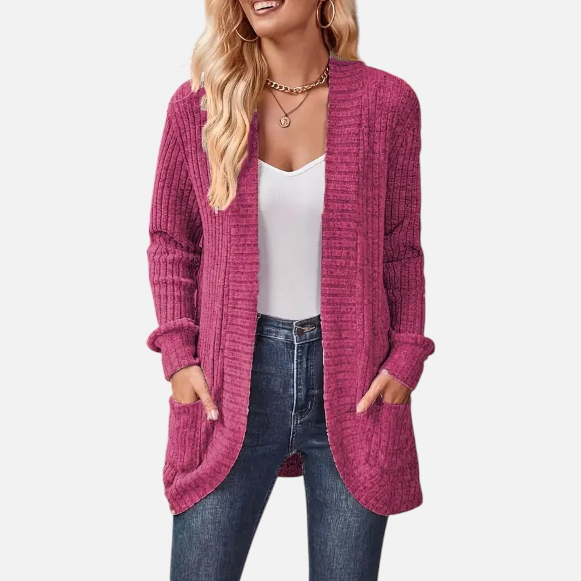 Dorevelle | Frauen Strick-Cardigan – Elegantes Alltagsmust-Hemd