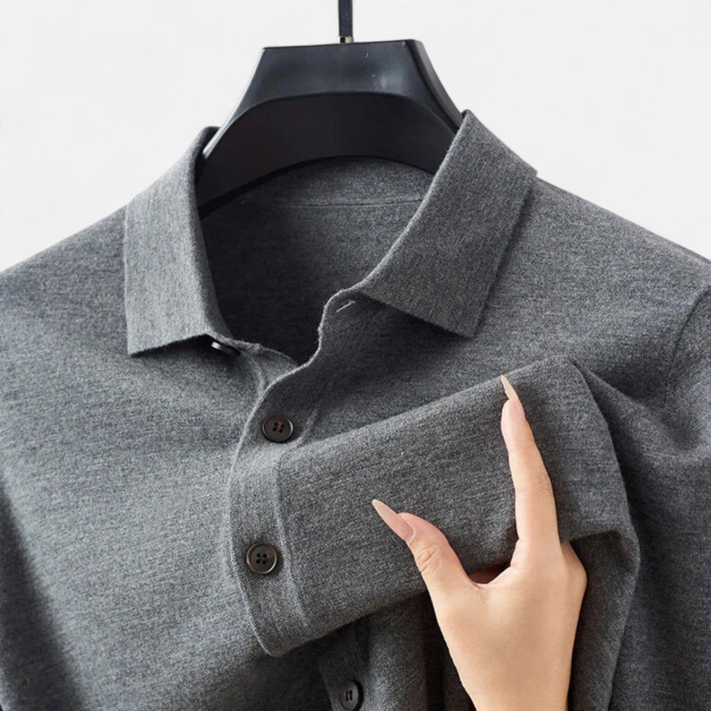 Dorevelle Men’s Wool Sweater – Premium Fine Yarn Button-Up Classic for Timeless Style