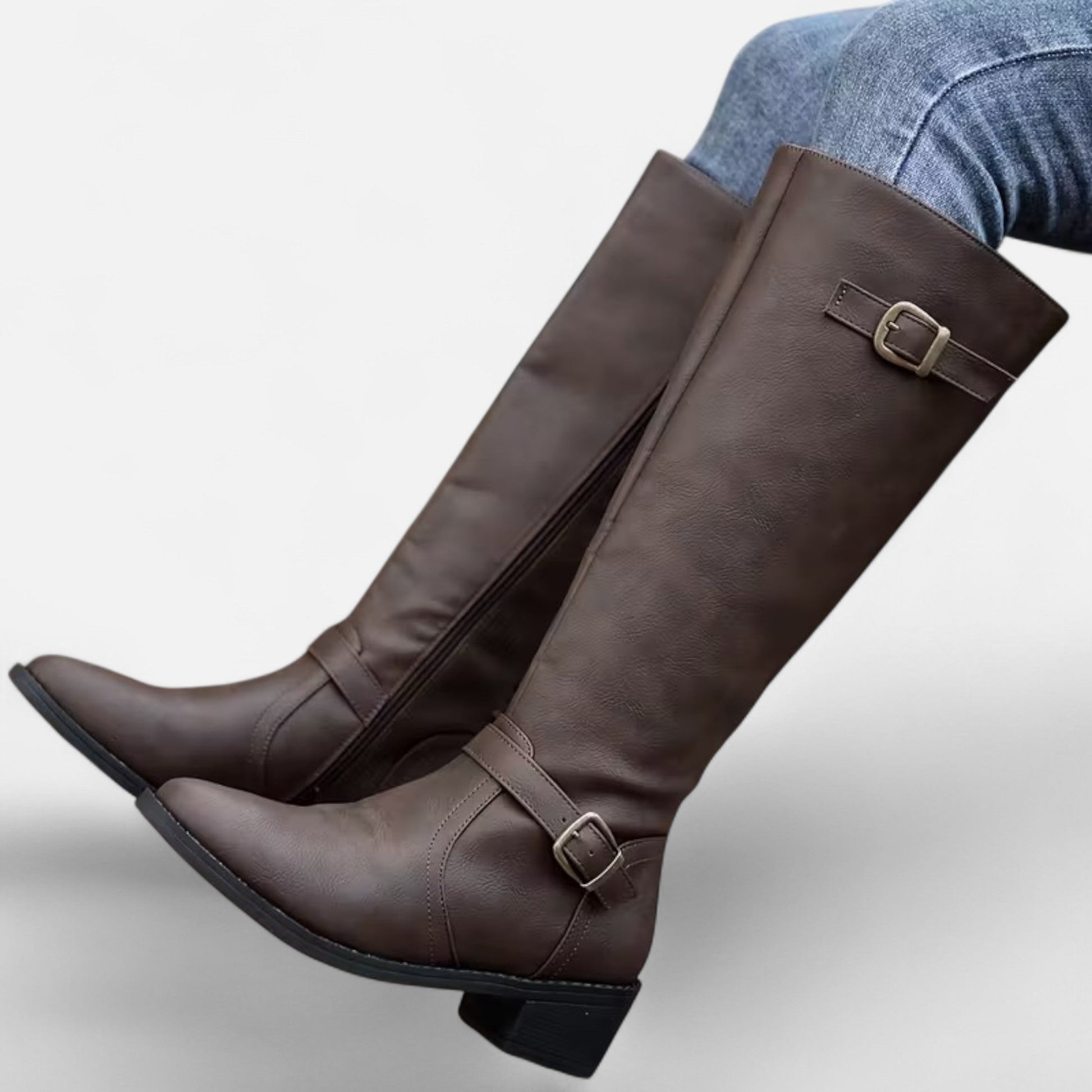 Dorevelle | Women’s Mid-Calf Buckle Boots
