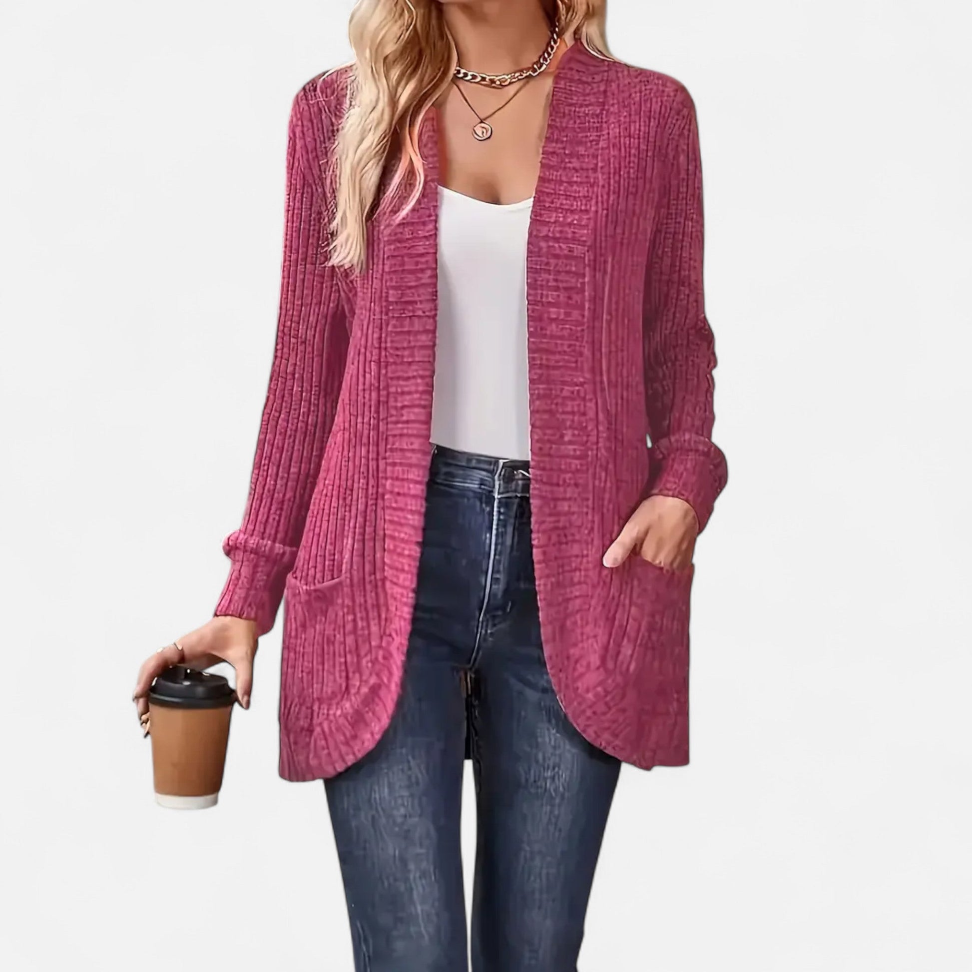 Dorevelle | Frauen Strick-Cardigan – Elegantes Alltagsmust-Hemd