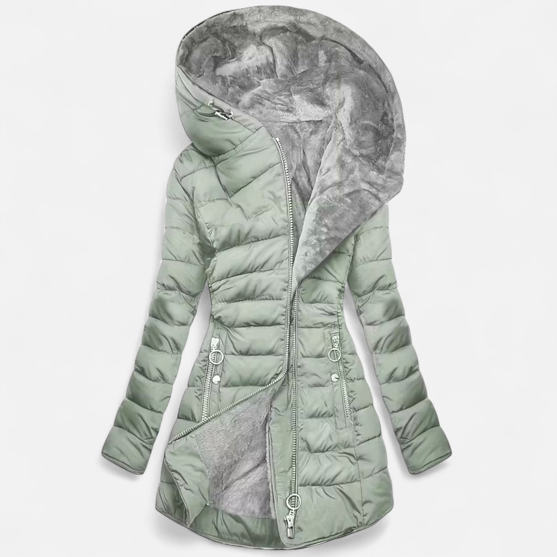 Dorevelle Women's Cozy Fleece-Lined Hooded Jacket for All-Day Comfort