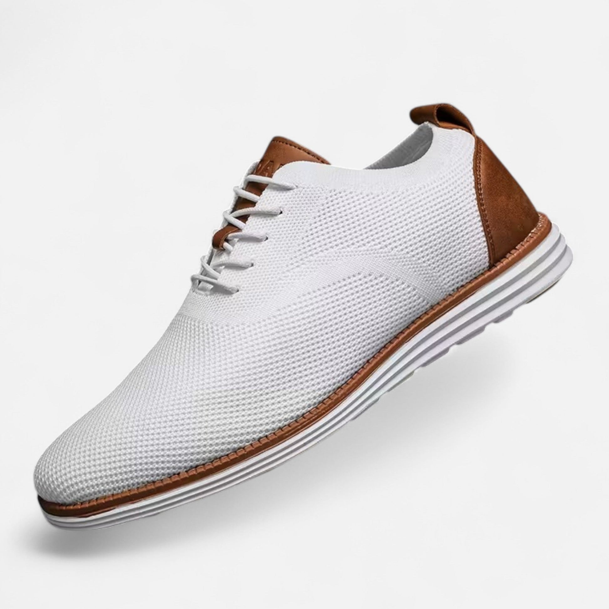 Dorevelle | Herren-Dress-Sneaker – Atmungsaktiver Lederschuh mit Schnürung für stilvolle Eleganz
