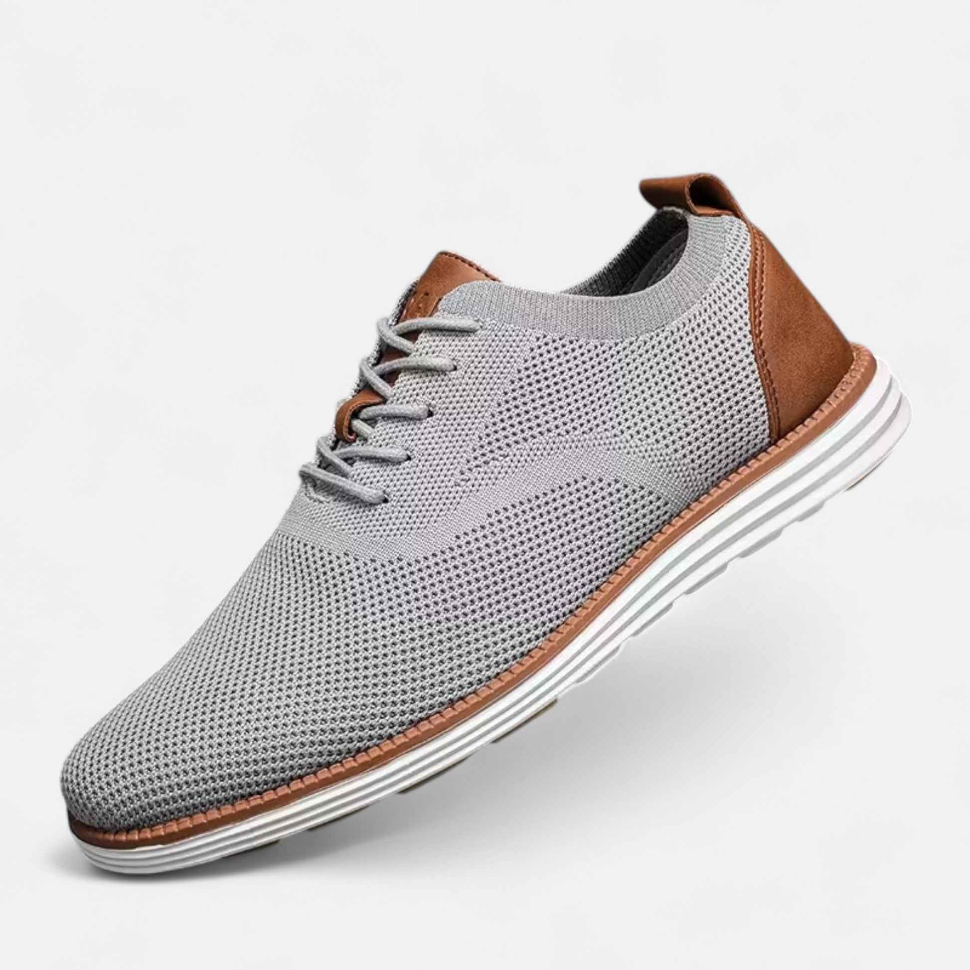 Dorevelle | Herren-Dress-Sneaker – Atmungsaktiver Lederschuh mit Schnürung für stilvolle Eleganz