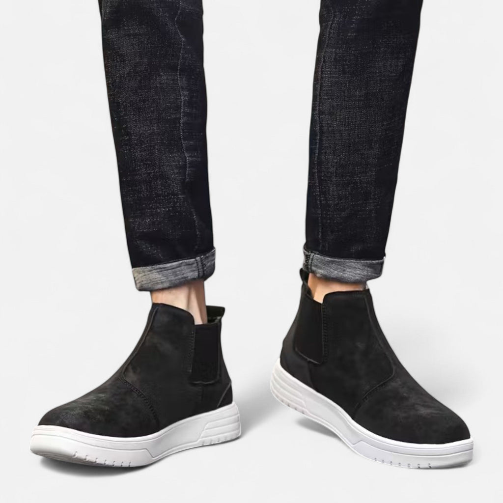 Dorevelle | Herren Vintage Slip-On Schnürstiefeletten für einen zeitlosen Look