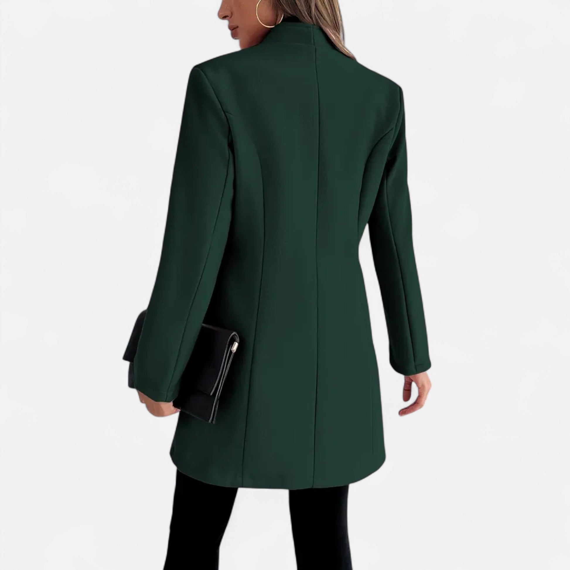 Dorevelle | élégante manteau long pour femmes avec design sophistiqué à manches raglan