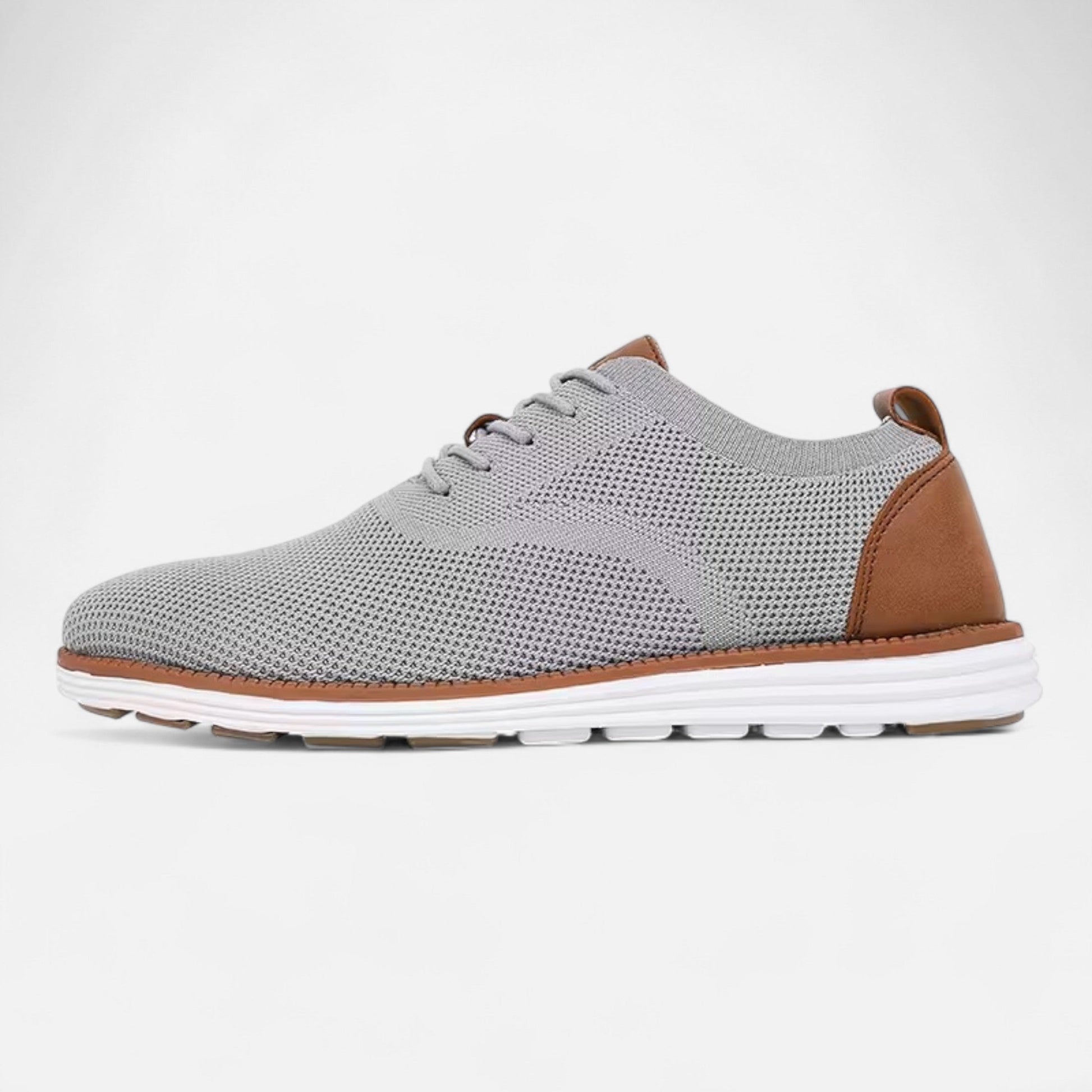 Dorevelle | Herren-Dress-Sneaker – Atmungsaktiver Lederschuh mit Schnürung für stilvolle Eleganz