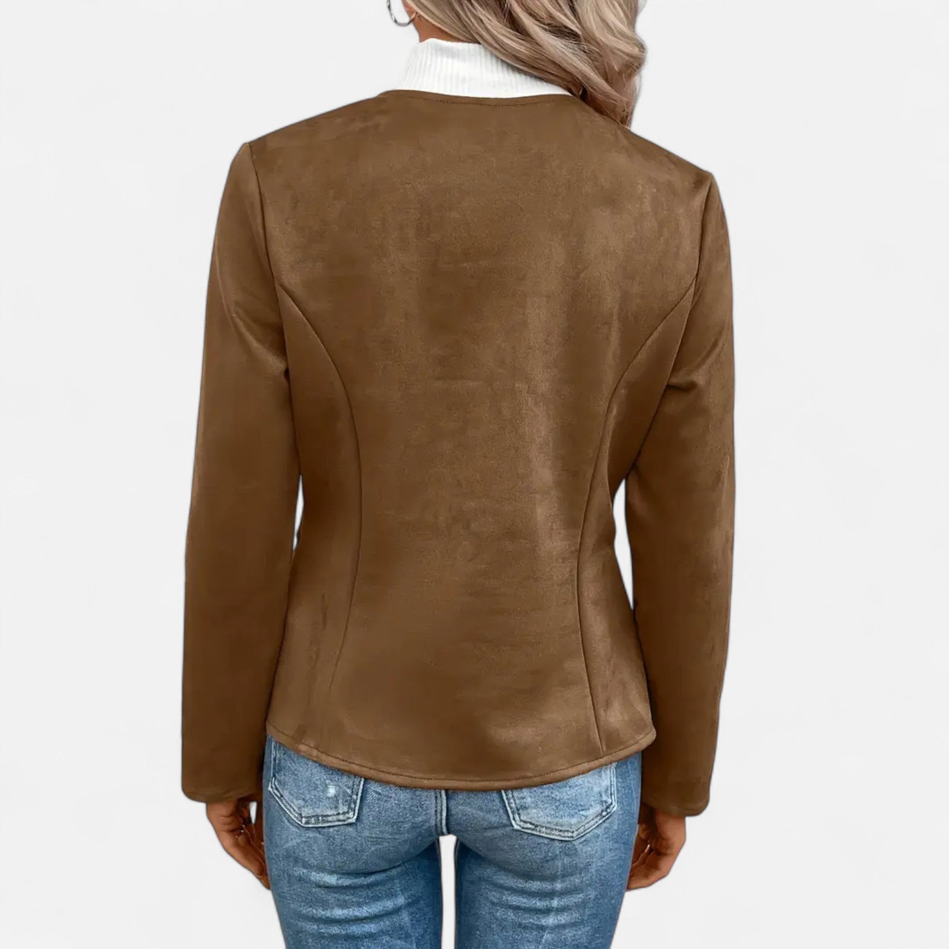 Dorevelle | Damen-Cropped-Jacke – Schlanke ZIP-Optik für stilvolle Eleganz