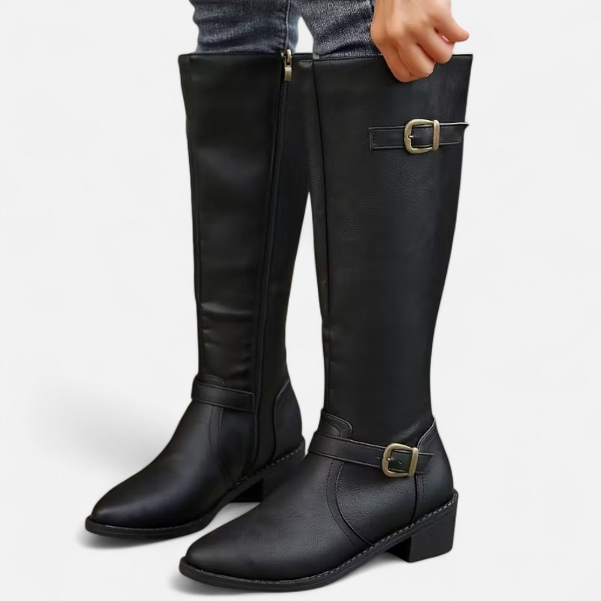 Dorevelle | Women’s Mid-Calf Buckle Boots