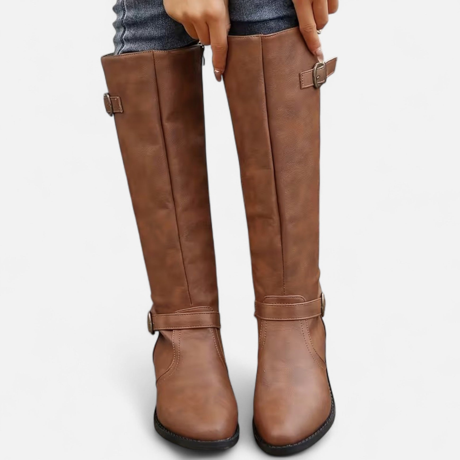 Dorevelle | Women’s Mid-Calf Buckle Boots