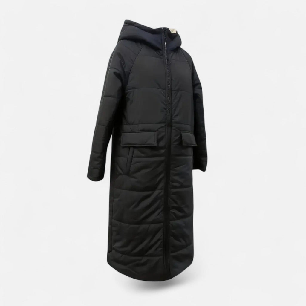 Dorevella | Women’s Long Padded Coat – Fleece Winter Elegance