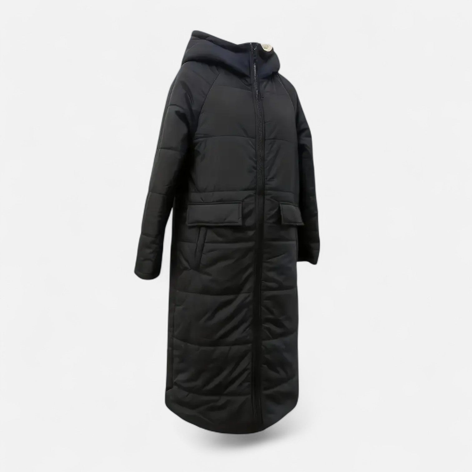 Dorevella | Women’s Long Padded Coat – Fleece Winter Elegance