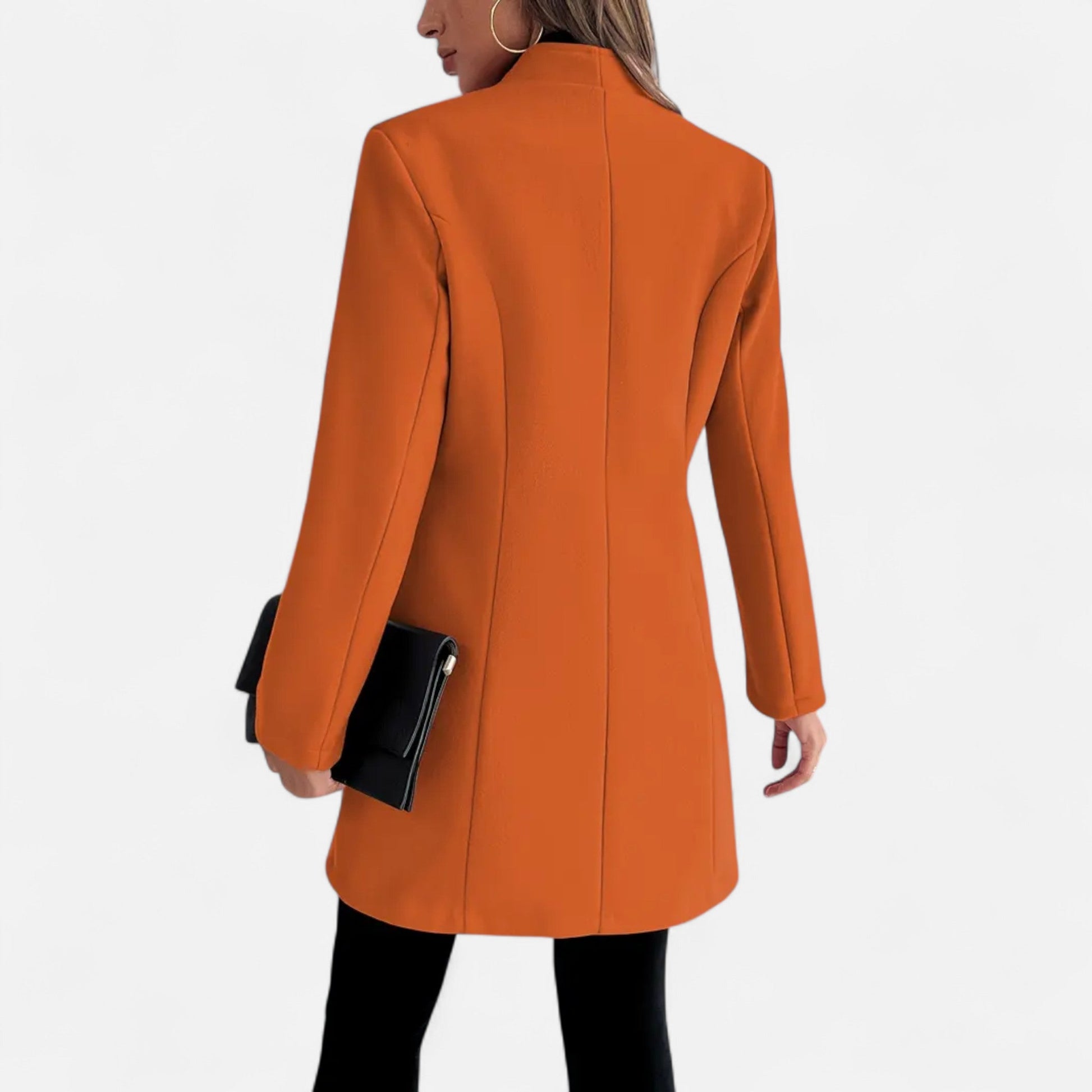 Dorevelle | élégante manteau long pour femmes avec design sophistiqué à manches raglan