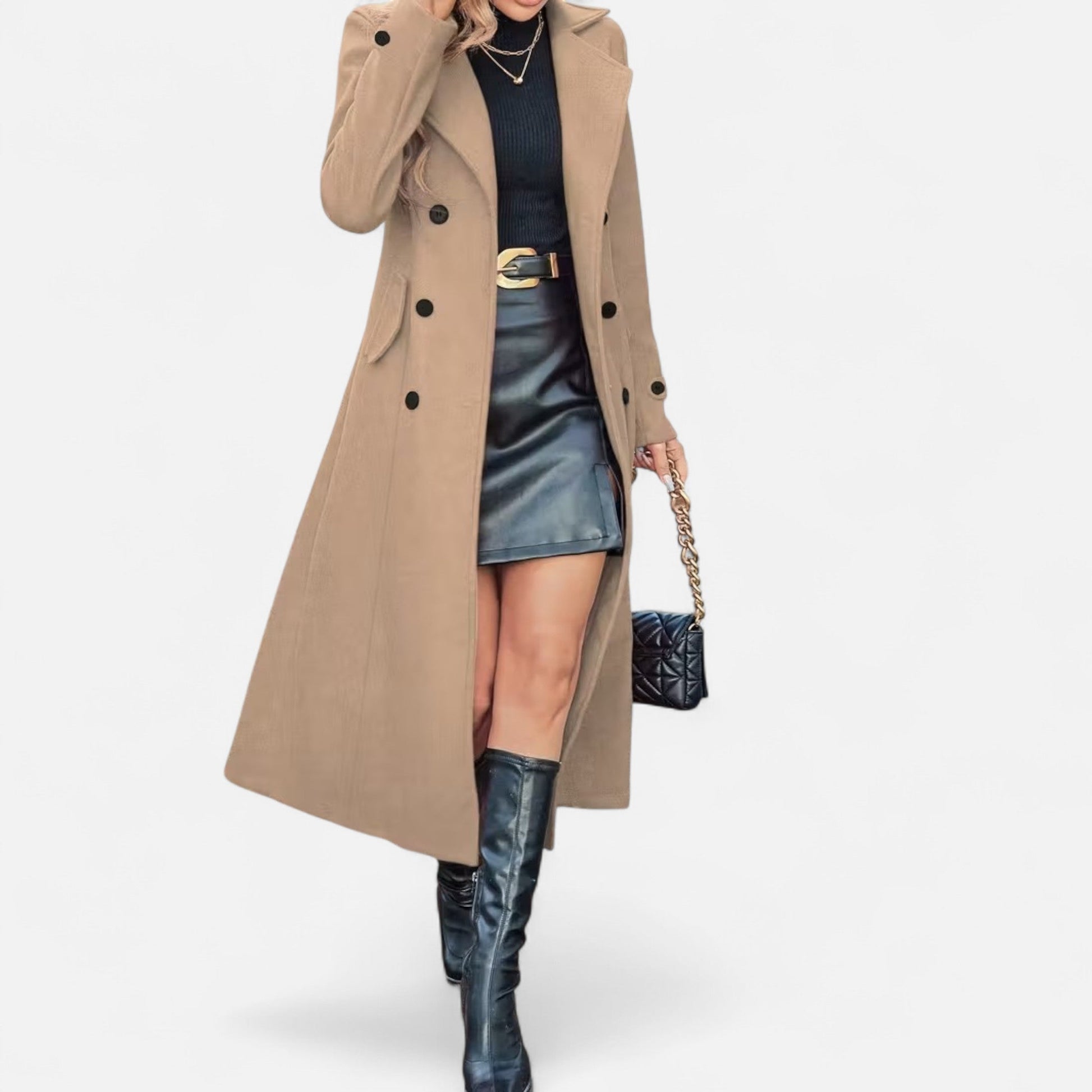 Dorevelle | Damen Langmantel – Elegante Saison-Outerwear für Ihren Stil