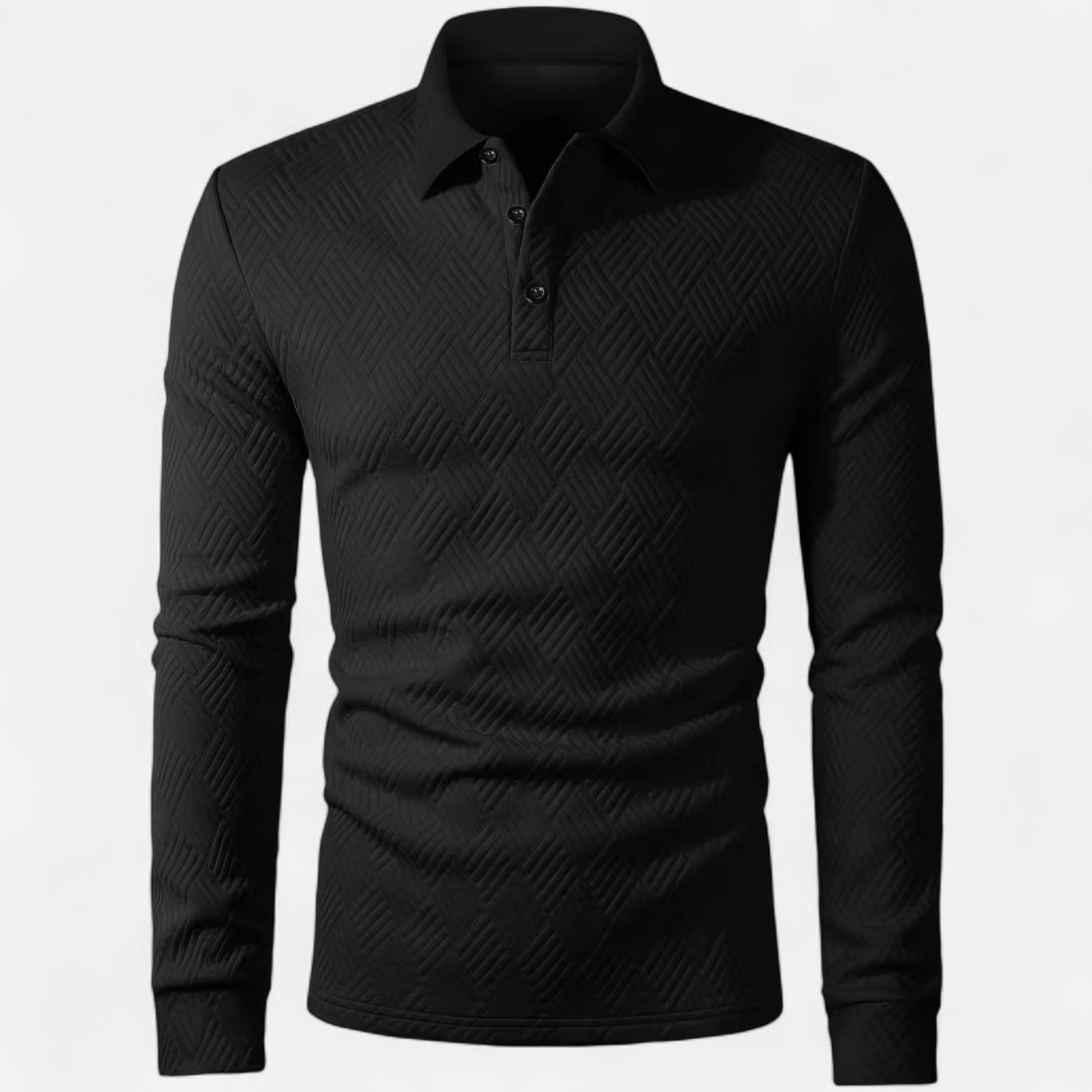 Dorevelle Men’s Classic Long Sleeve Polo Shirt for a Stylish Look