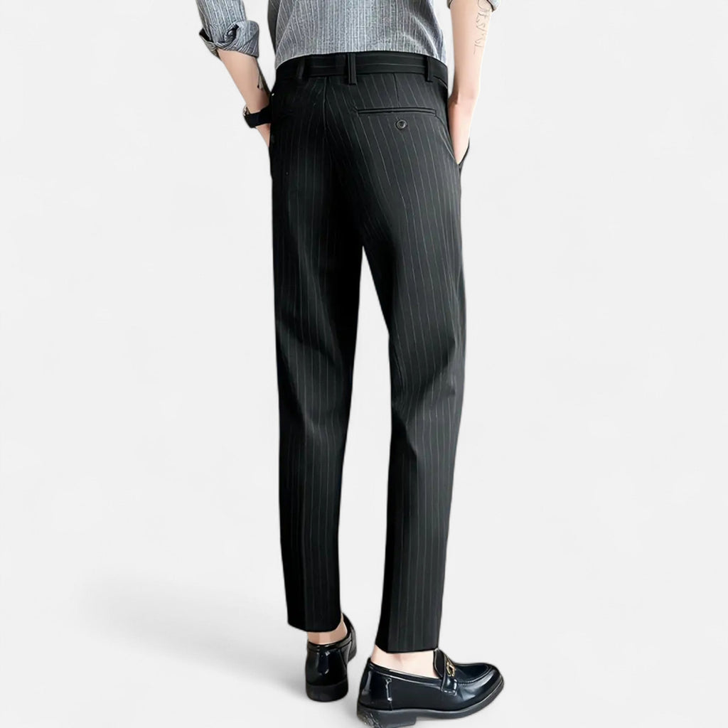 Dorevelle | Herren Anzugshose mit Streifen – Elegante Slim-Fit Business-Mode