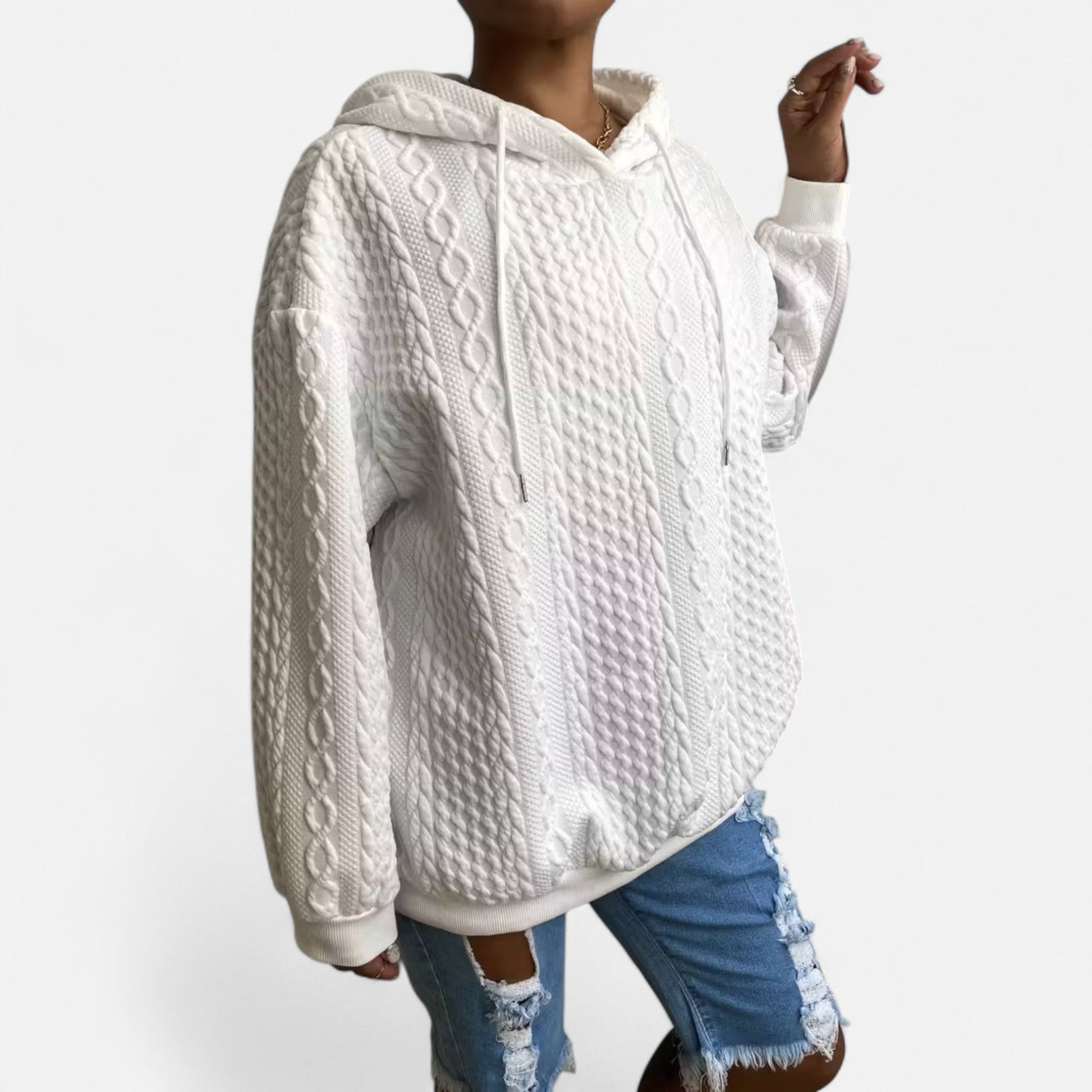 Dorevelle | Damen-Longsleeve-Hoodie – Komfortabler Heritage-Stil für entspannte Momente