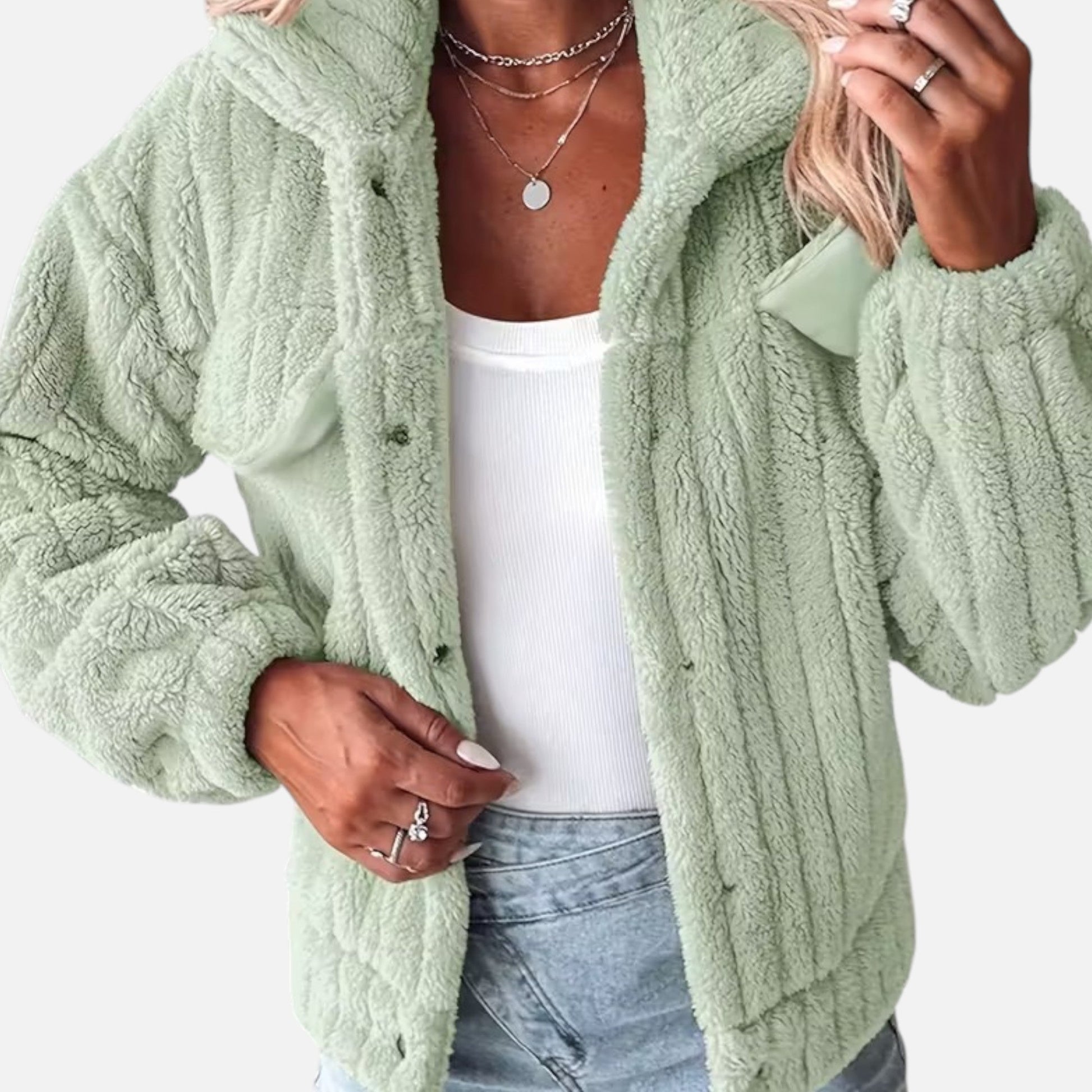Dorevelle Women's Cozy Plush Casual Jacket for Comfort and Style