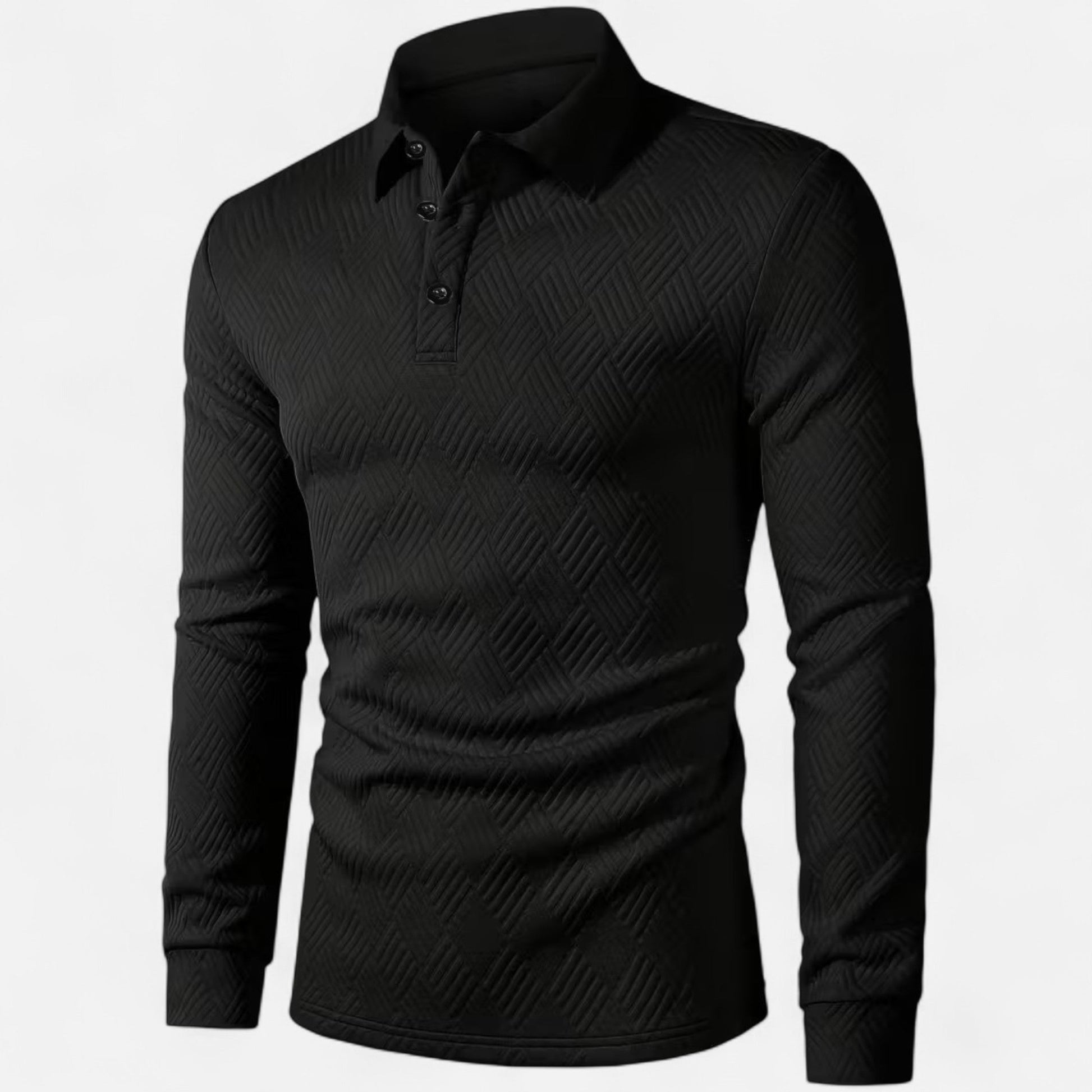 Dorevelle Men’s Classic Long Sleeve Polo Shirt for a Stylish Look