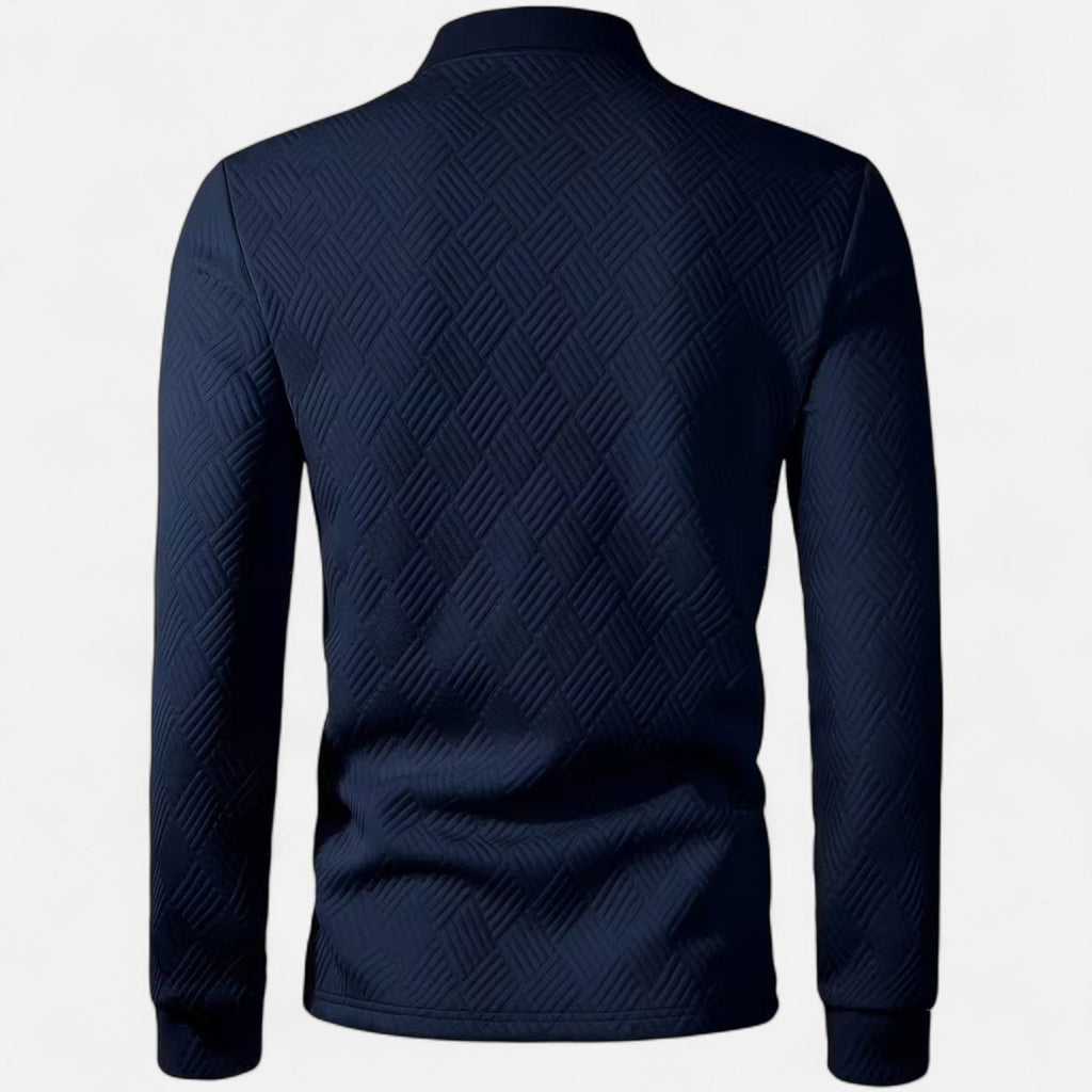 Dorevelle Men’s Classic Long Sleeve Polo Shirt for a Stylish Look