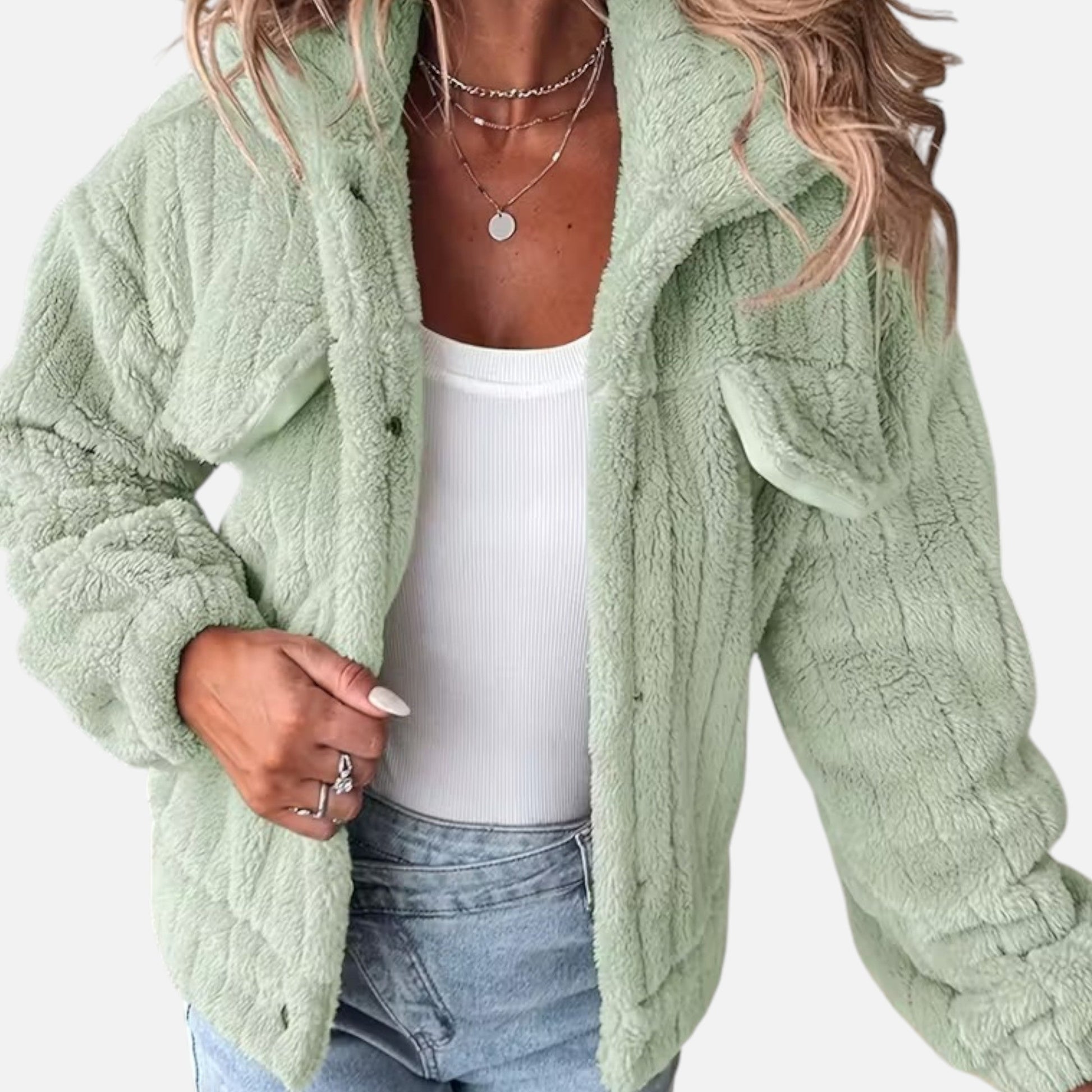 Dorevelle Women's Cozy Plush Casual Jacket for Comfort and Style