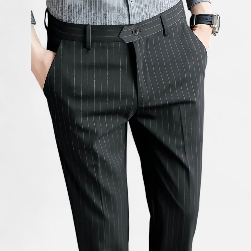 Dorevelle | Herren Anzugshose mit Streifen – Elegante Slim-Fit Business-Mode